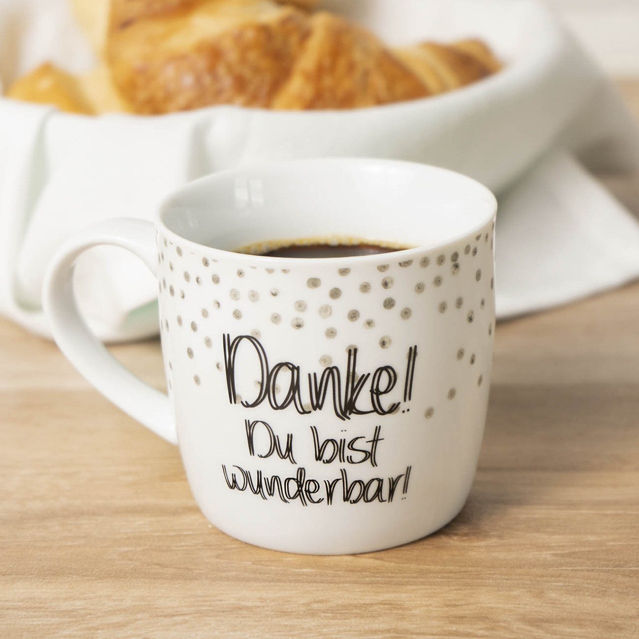 Geda Labels GmbH Tasse Bester Papa silber, 1-tlg., Porzellan, Silber, 300ml, mit Herzhenkel