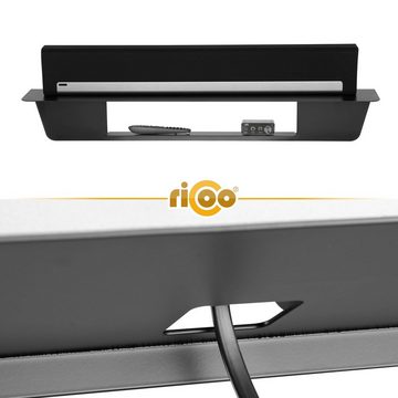 RICOO LH059-B Soundbar-Halterung, (universal Lautsprecher Wandhalter Wandhalter für TV HiFi-System Boxen)