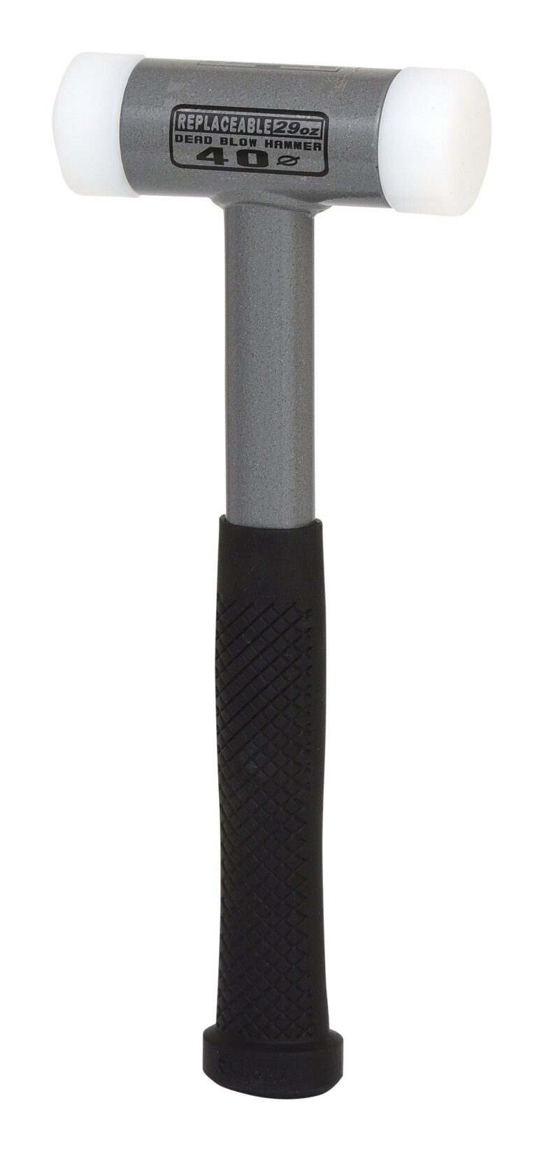 KS Tools Gummihammer, Rückschlagfreier Schonhammer, 850g