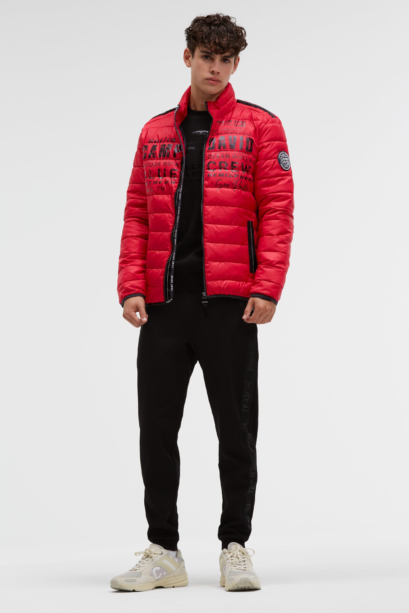 CAMP DAVID Outdoorjacke mit Windfangleiste