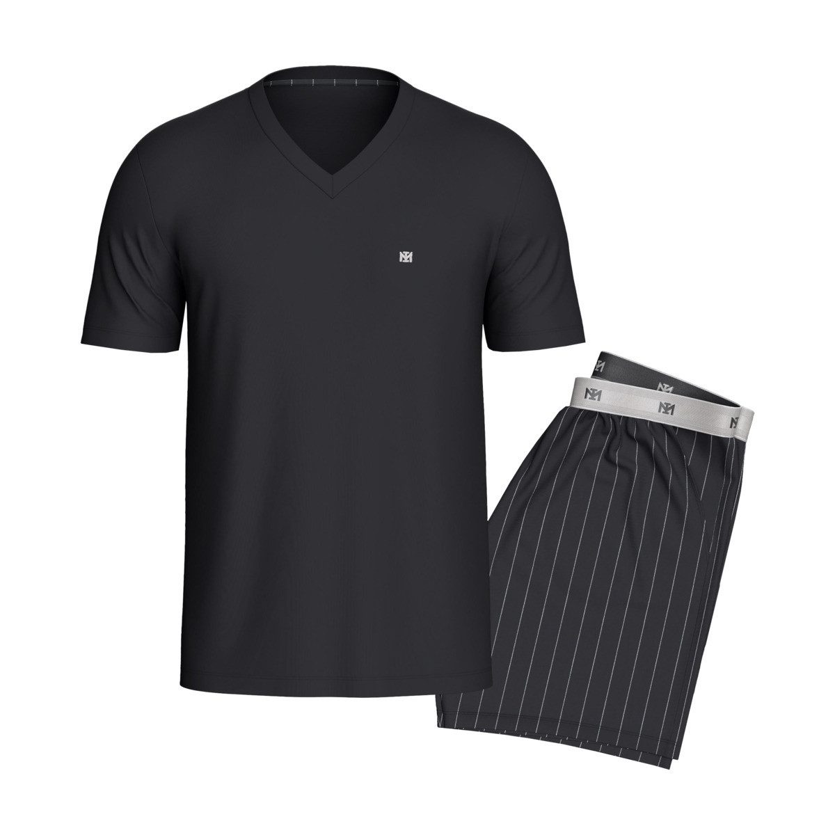 IMPETUS Pyjama IM1512M8900 Herren Schlafanzug, Zweiteiler, Nachtwäsche, Nachtgewand, Nachtzeug