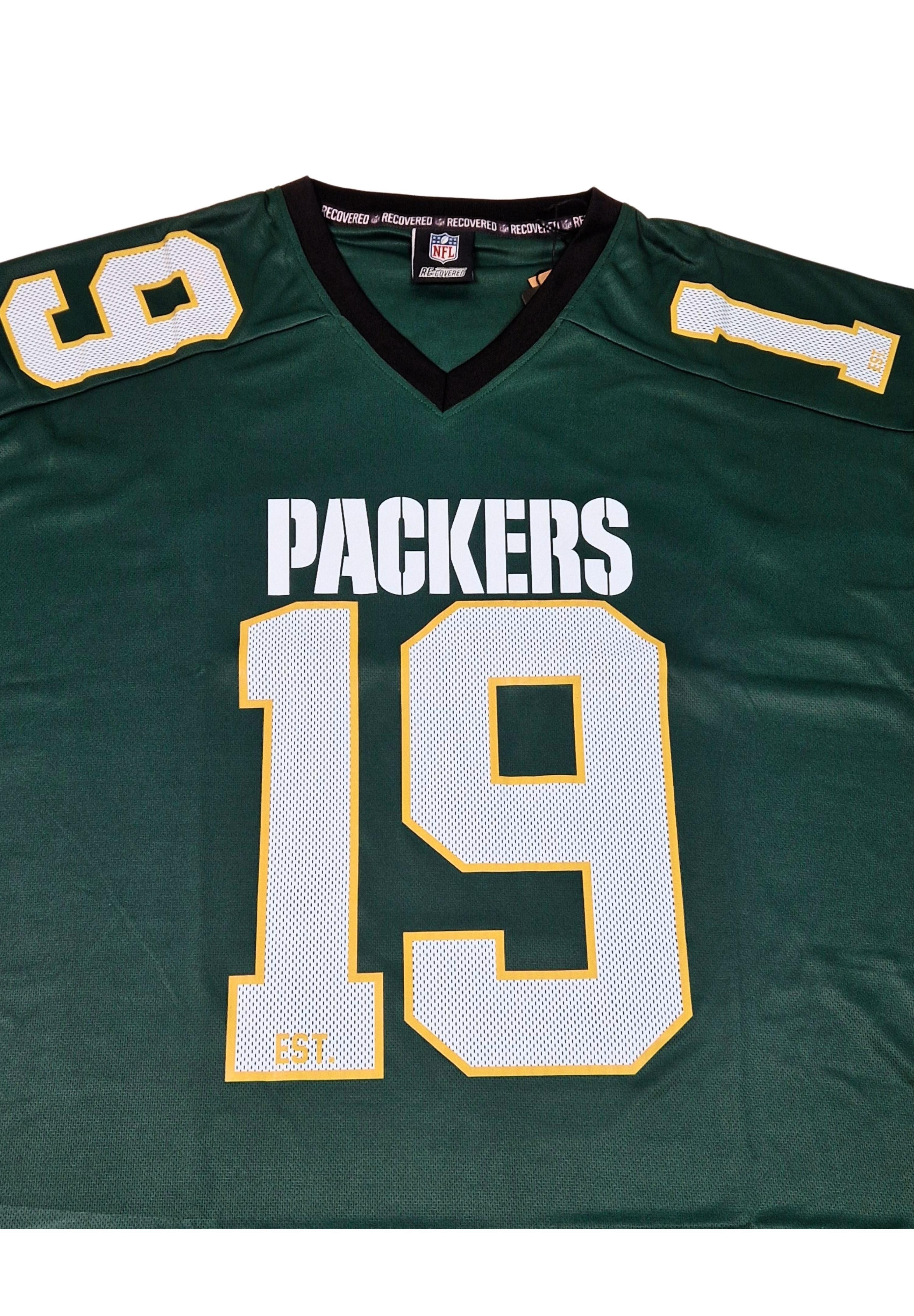 Recovered T-Shirt Green Bay Packers NFL Mesh Oversized Top Jersey Trikot Grün Recovered (1-tlg)