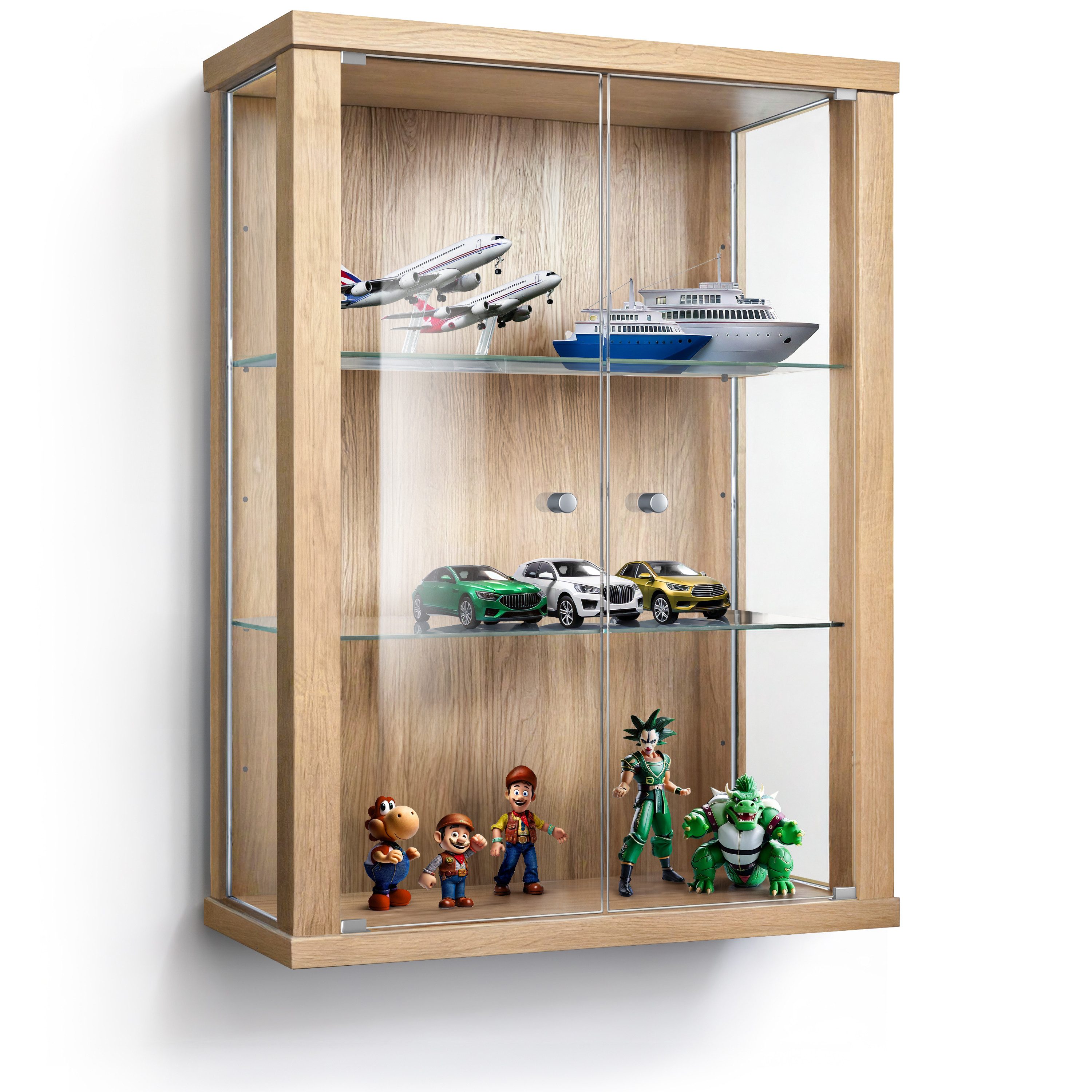 VR-Wohnideen Hängevitrine C1012 (Glasvitrine (80x60x25 cm) günstig online kaufen