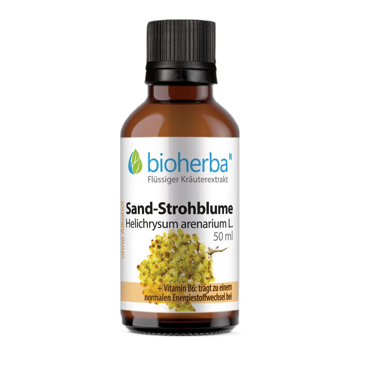 BIOHERBA R Sand-Strohblume Helichrysum arenarium L. Tropfen Tinktur 100ml Nahrungsergänzungsmittel