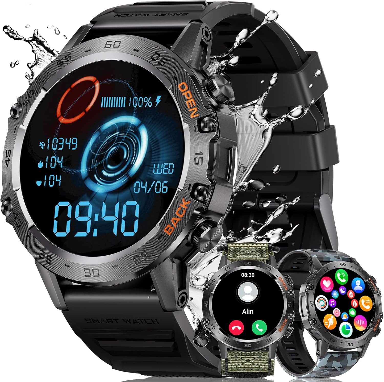 MEGALITH K52 Smartwatch (3,5 cm, android ios)
