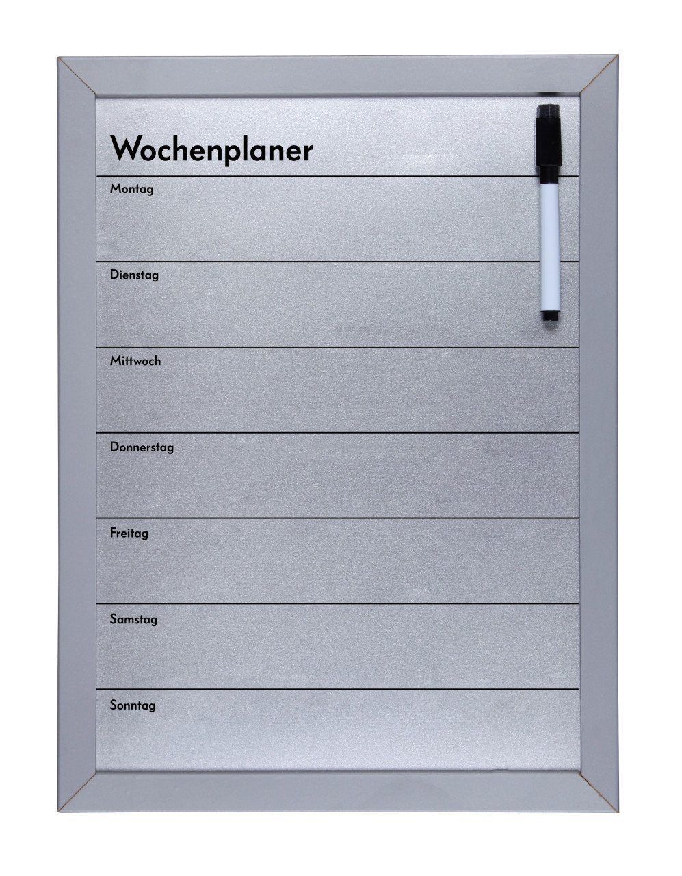 Vigo Pinnwand Vigo Magnettafel Wochenplaner, 29 x 39 cm günstig online kaufen