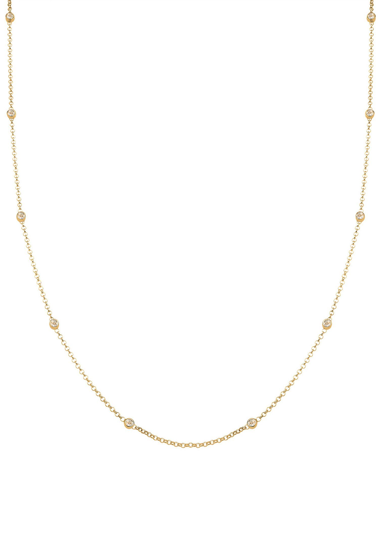 Elli Kette mit Anhänger Solitär Basic Kristalle 925 Silber günstig online kaufen