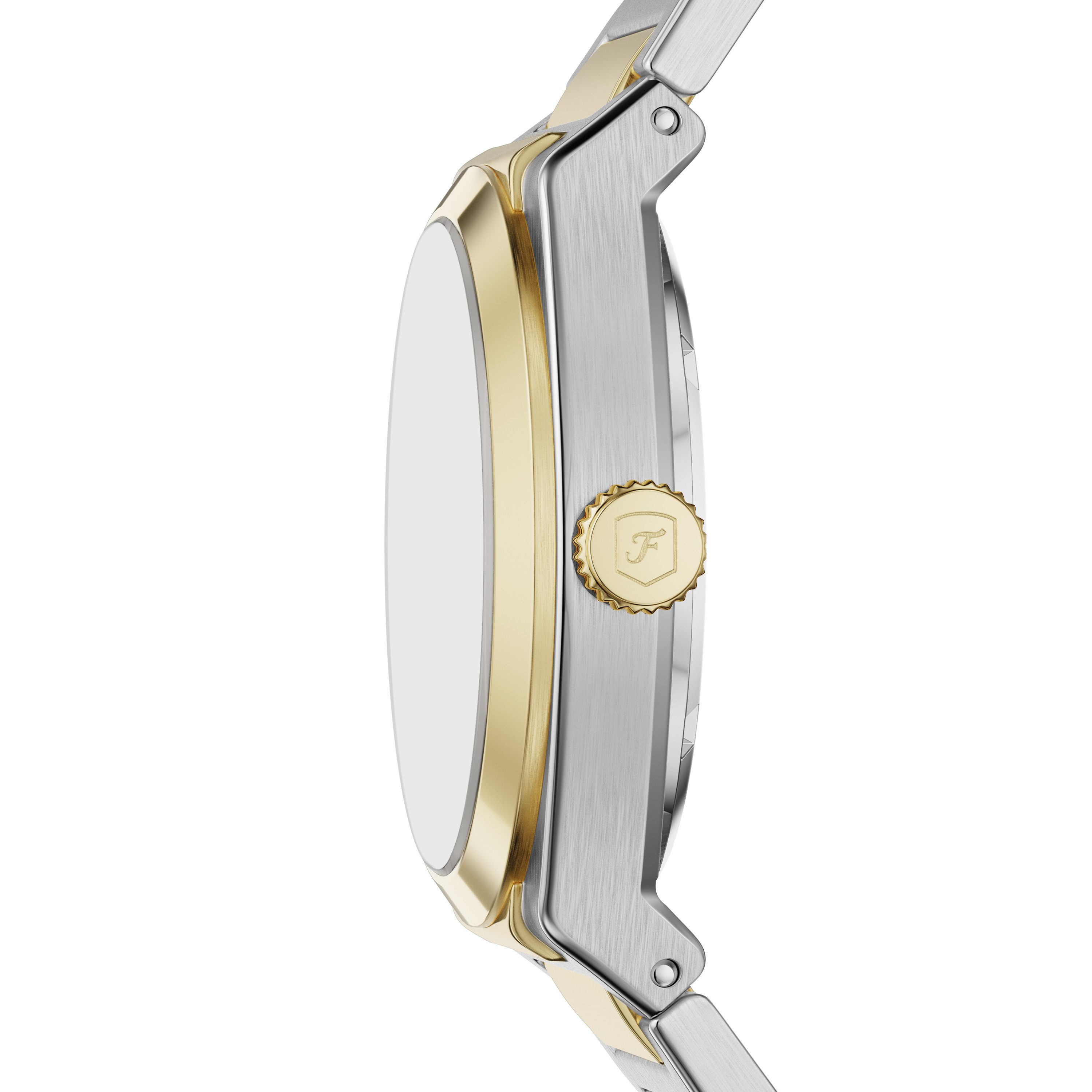 Fossil Automatikuhr EVERETT ME3275, Armbanduhr, Herrenuhr, Mechanische Uhr, Edelstahlarmband, analog