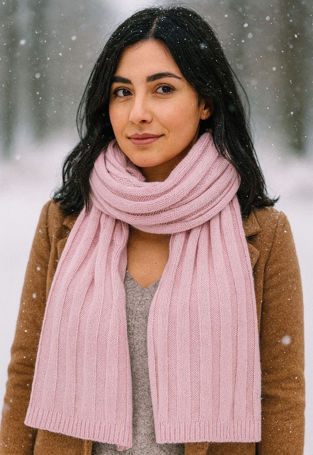 Faera Strickschal, (1-St), Winterschal Strickschal für Damen und Herren Schal Strick Winter