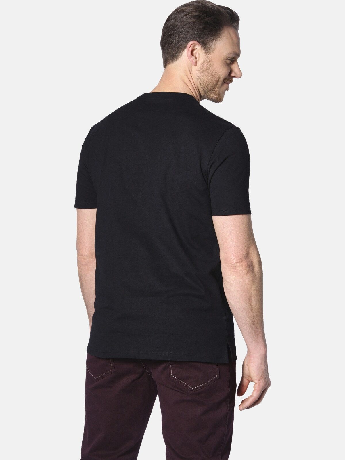 Jan Vanderstorm T-Shirt RANSTEIN mit großflächigem Print