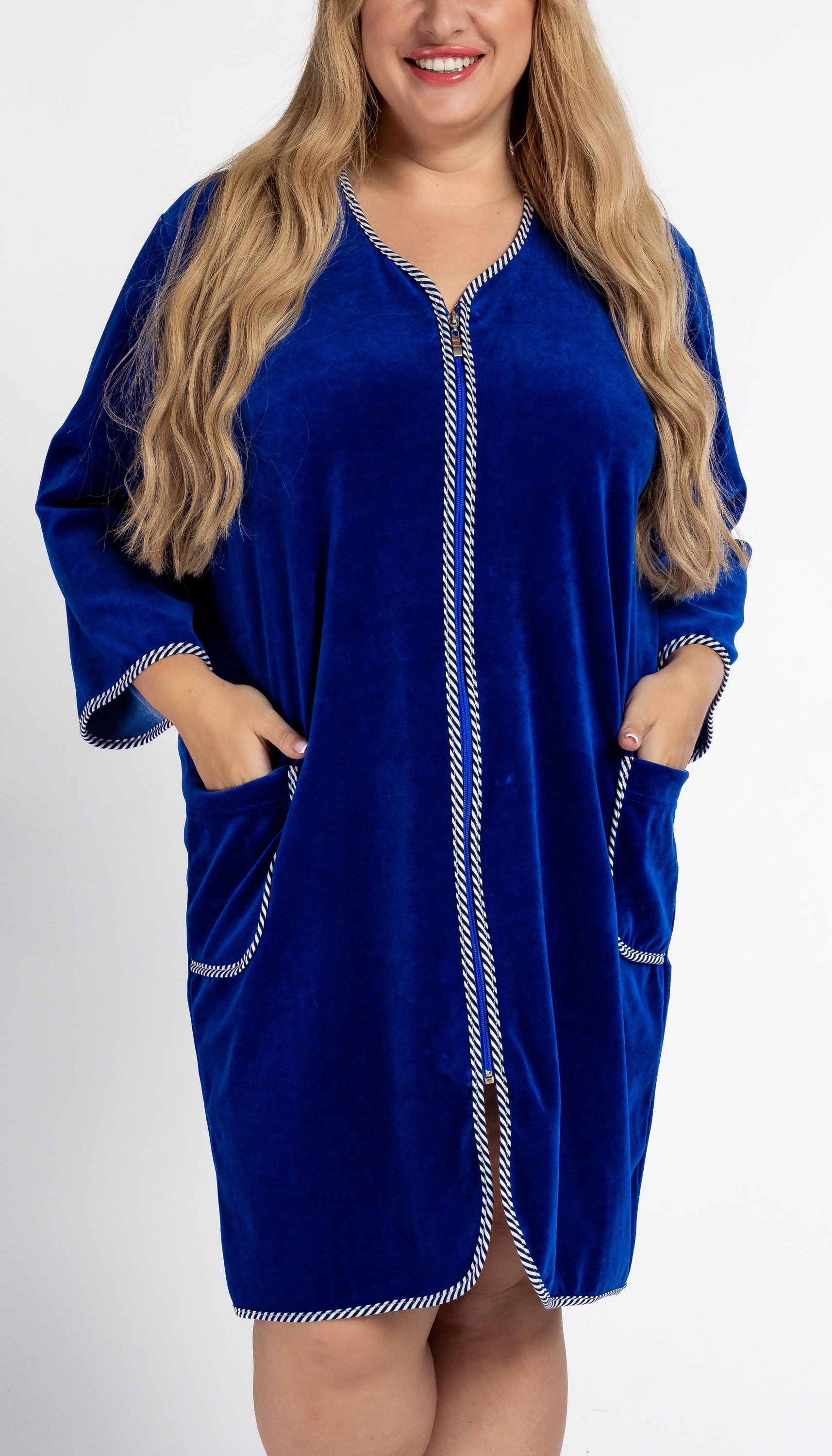 Aquarti Damenbademantel Aquarti Damen Velours Bademantel günstig online kaufen