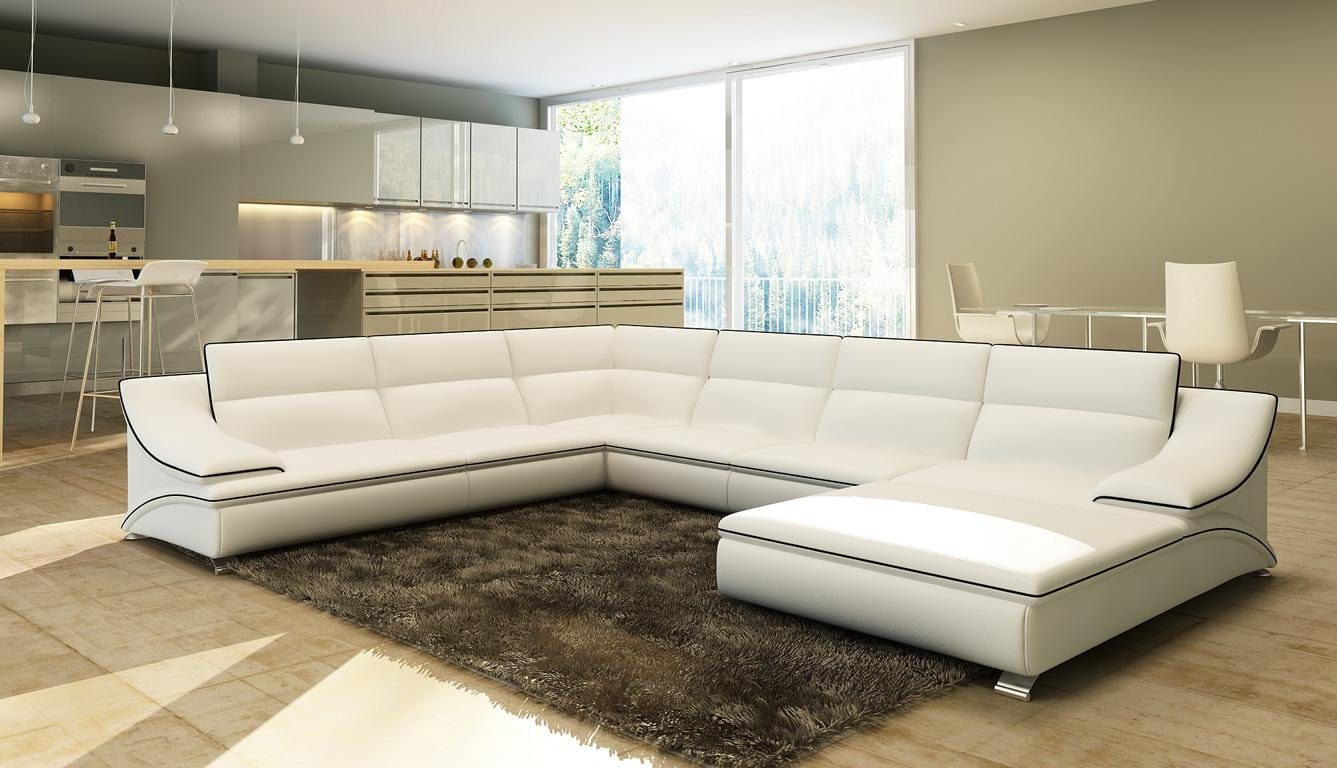 JVmoebel Ecksofa Designer XXL Eckcouch Luxus U-Form Sofa modernes Design, Made in Europe