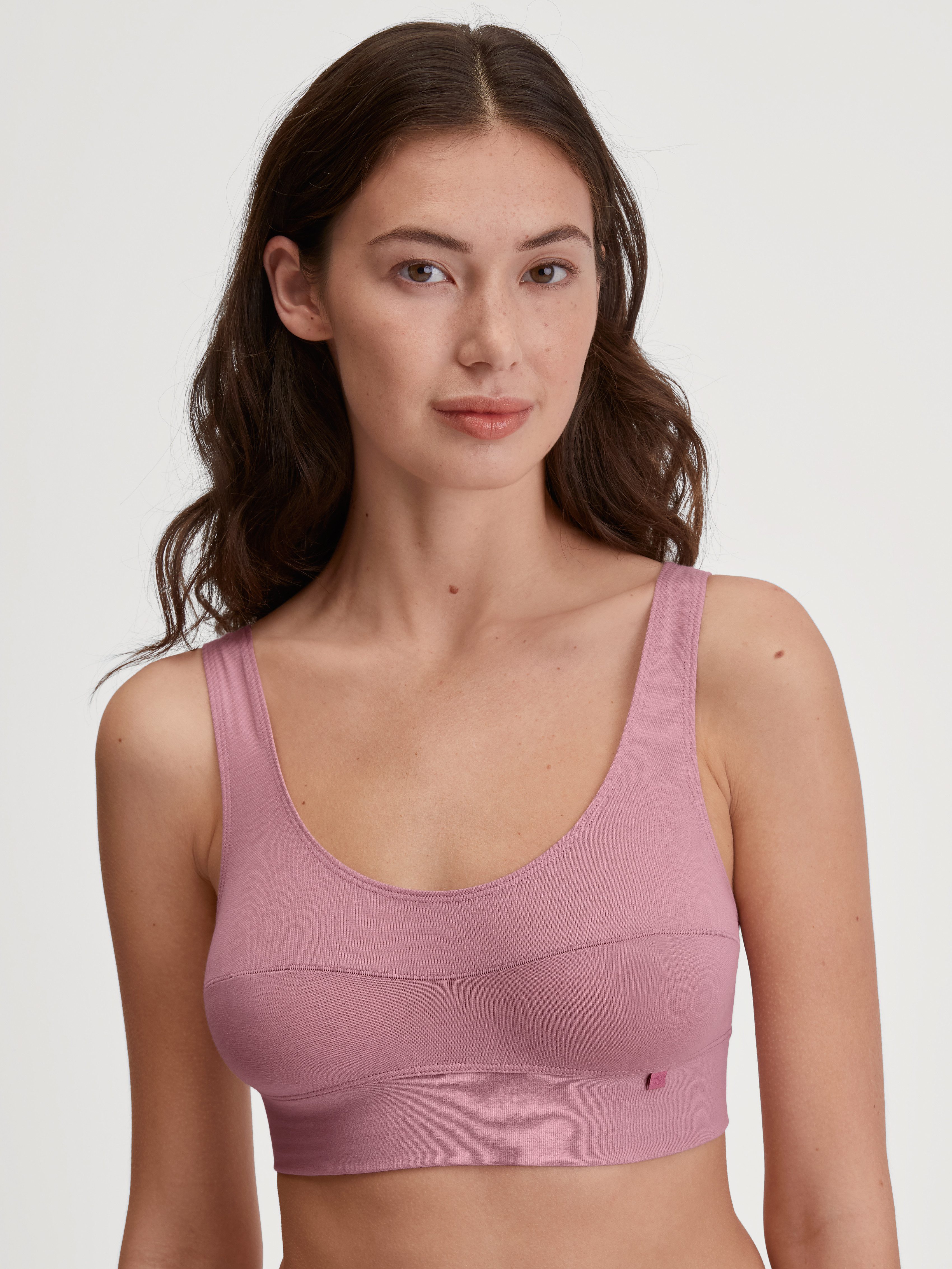 CALIDA Bustier Elastic breites Unterbrustband, ohne Bügel, Baumwollmischung günstig online kaufen