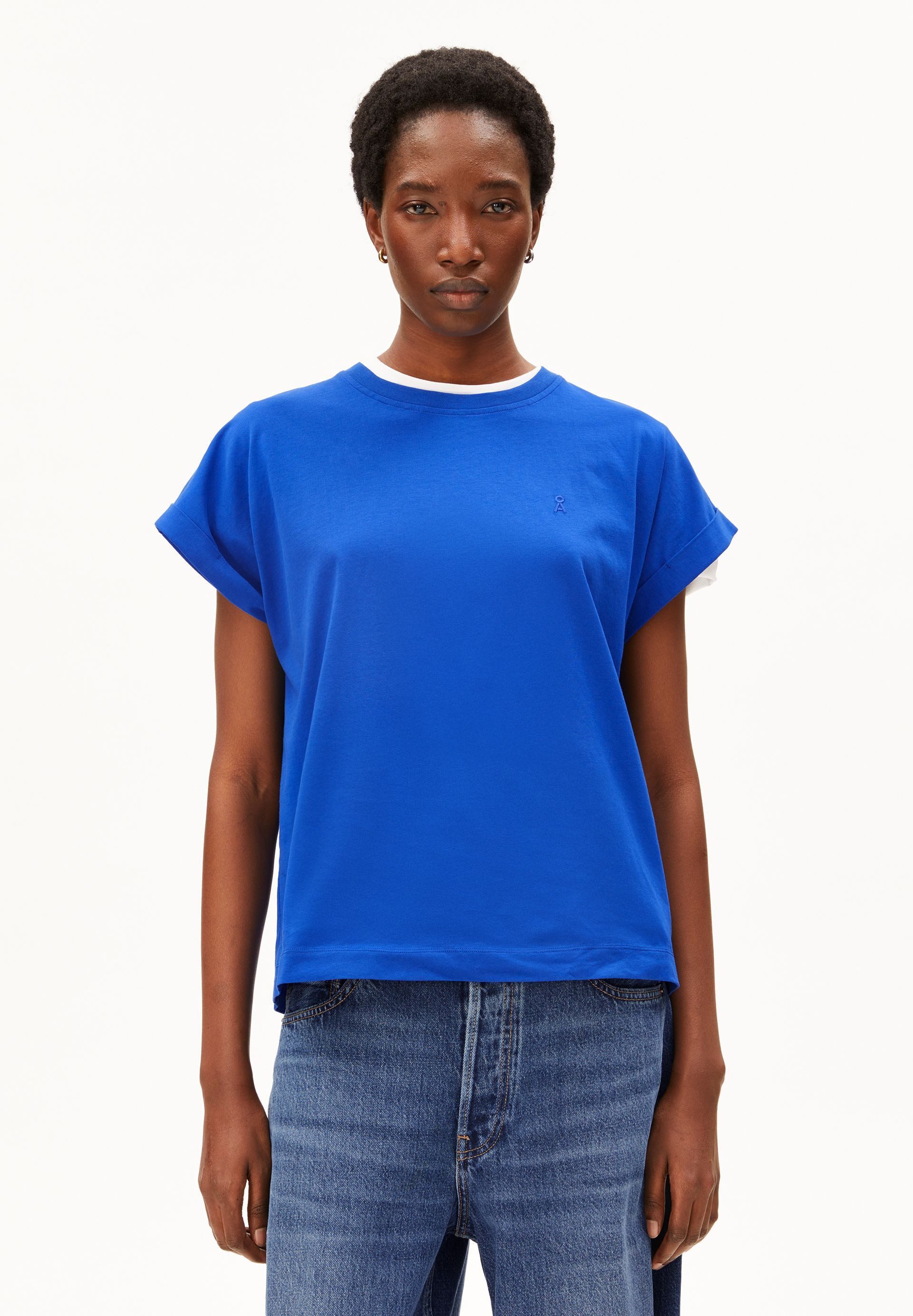 Armedangels T-Shirt IDAARA T-Shirt aus 100% Bio-Baumwolle Loose Fit