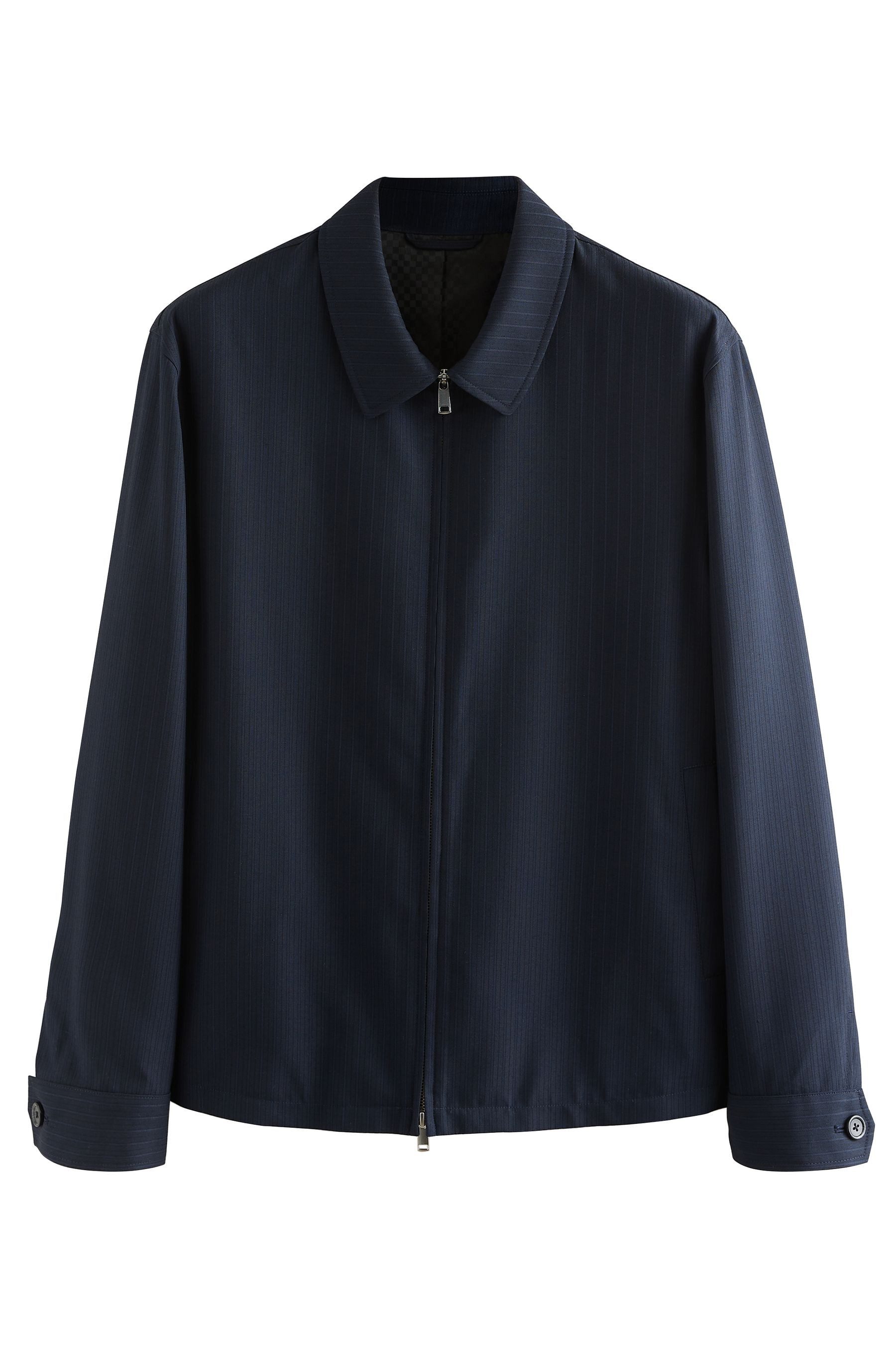 Next Sakko Gestreifte Anzug-Hemdjacke (1-tlg) günstig online kaufen