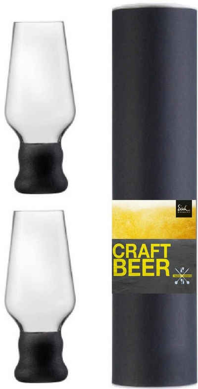 Eisch Bierglas »Craft Beer Becher«, Kristallglas, bleifrei, 450 ml, 2-teilig