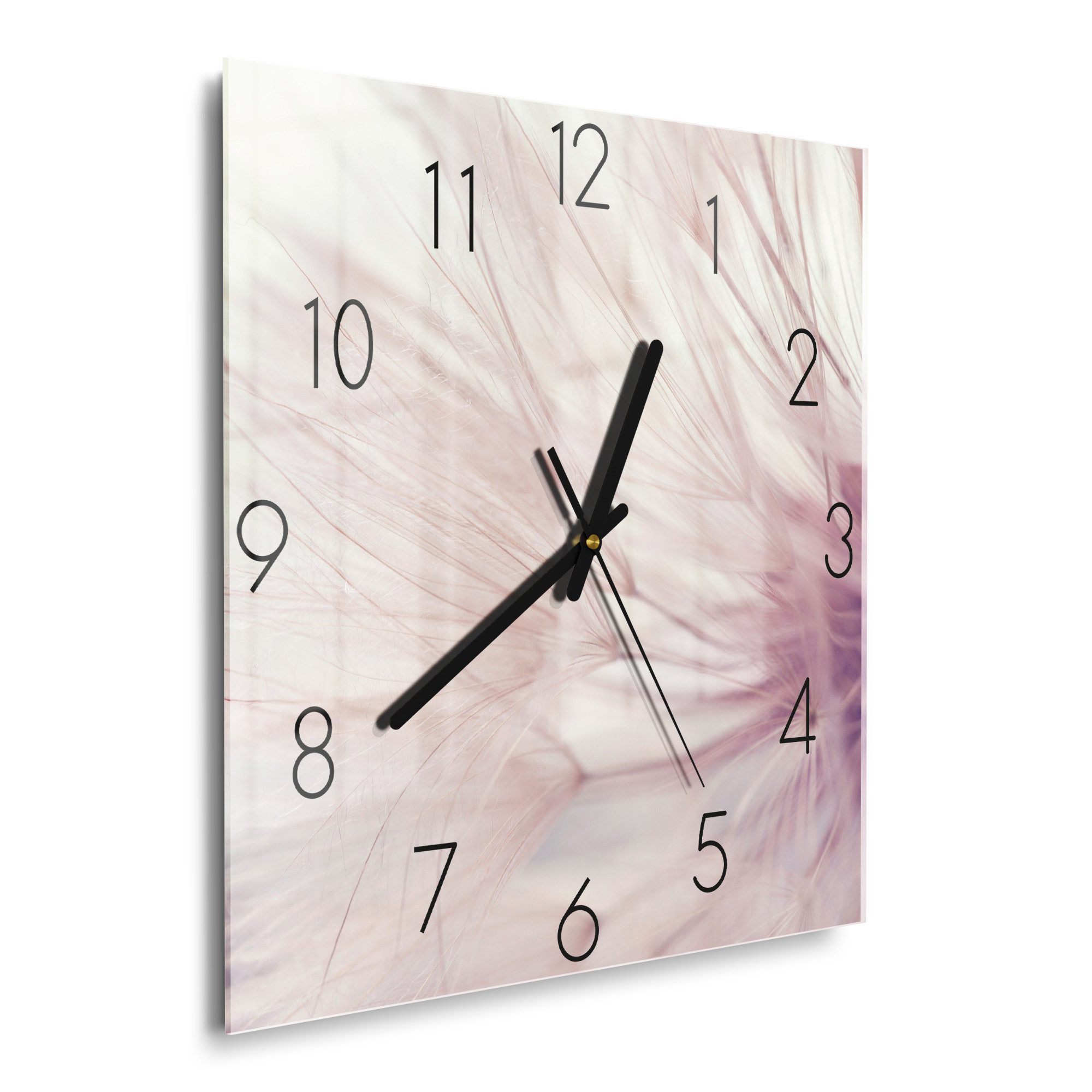 DEQORI Wanduhr 'Zarte Pusteblume' (Glas Glasuhr günstig online kaufen
