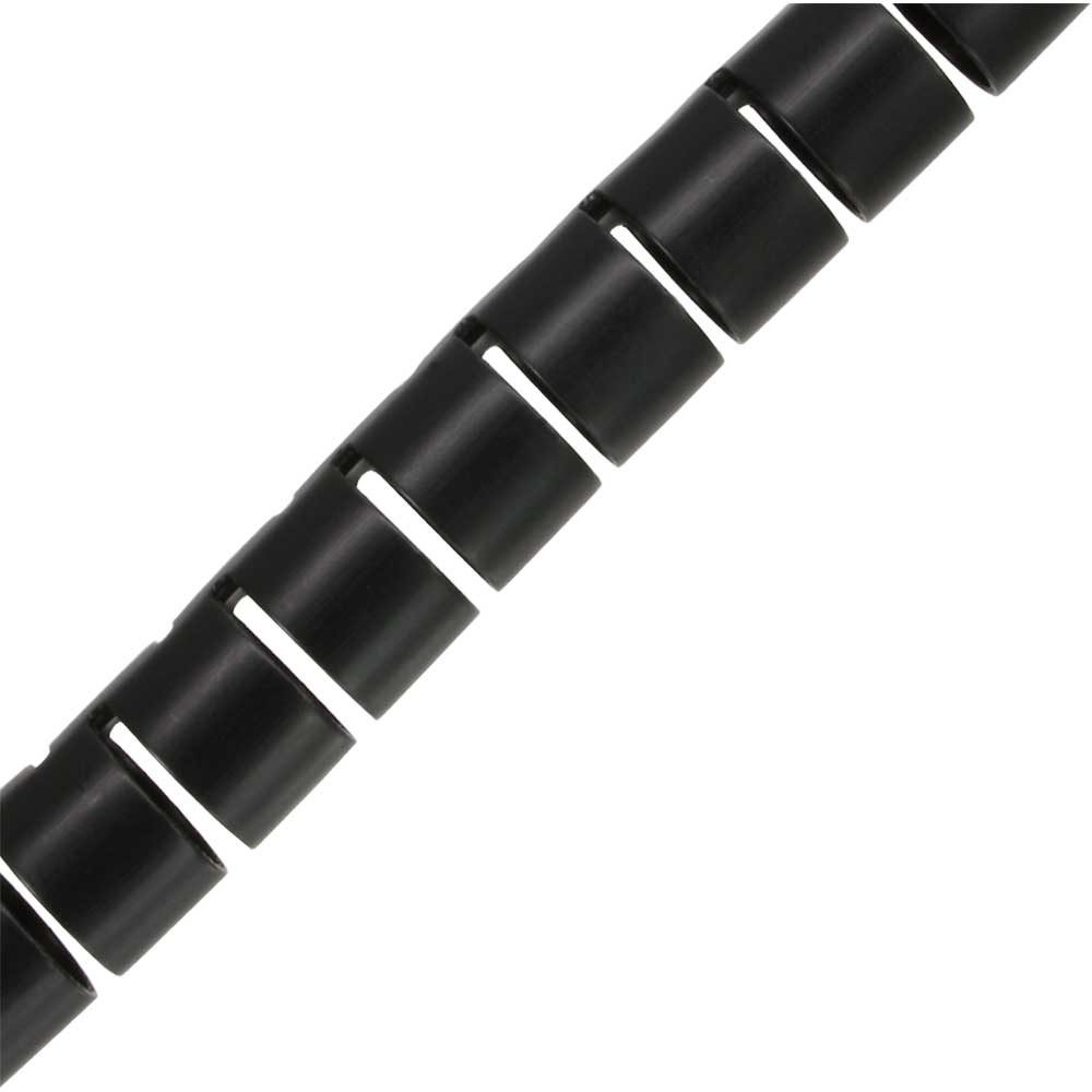 Kabelbinder InLine® 59947T flexibeler Kabelkanal/Kabelschlauch 10m, schwarz, 20mm