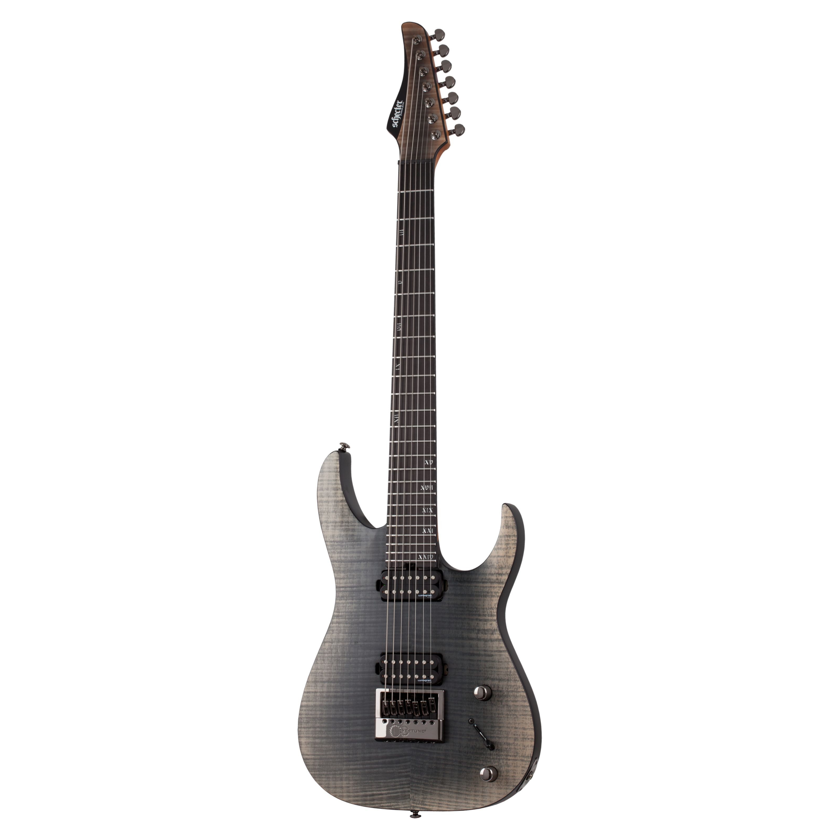 Schecter E-Gitarre, E-Gitarren, ST-Modelle, Banshee Mach-7 Evertune Fallout Burst - E-Gitarre
