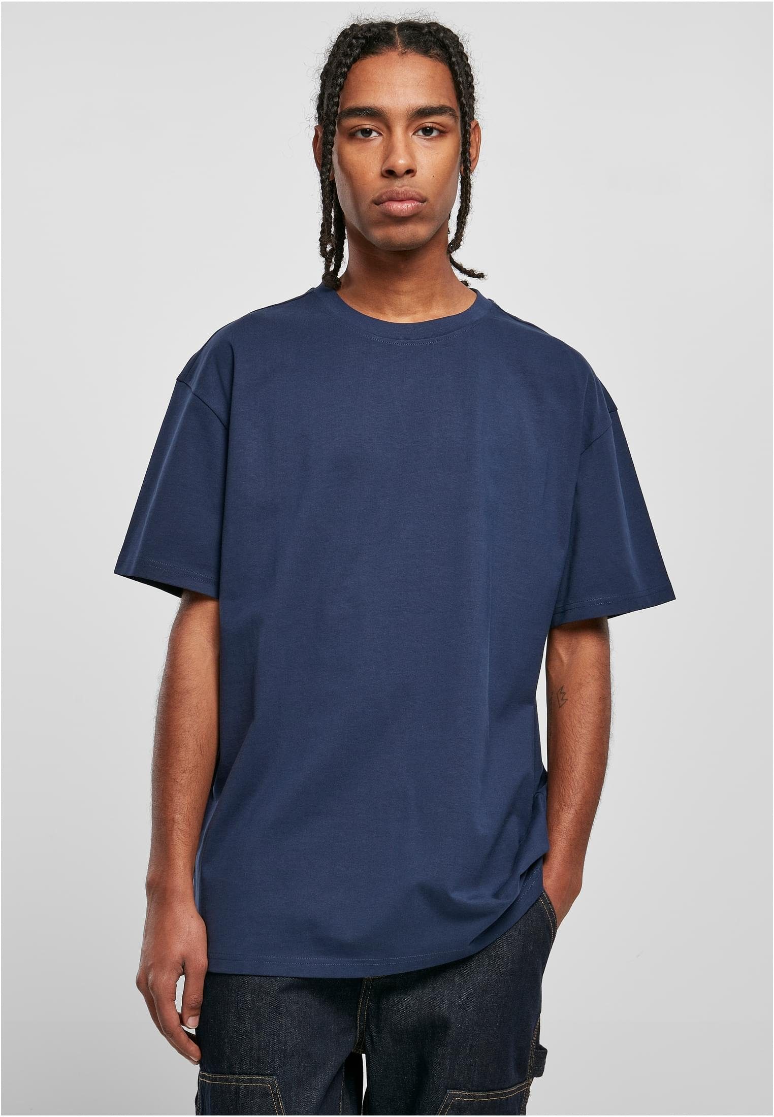 URBAN CLASSICS T-Shirt Herren Heavy Oversized (1-tlg) darkblue Tee