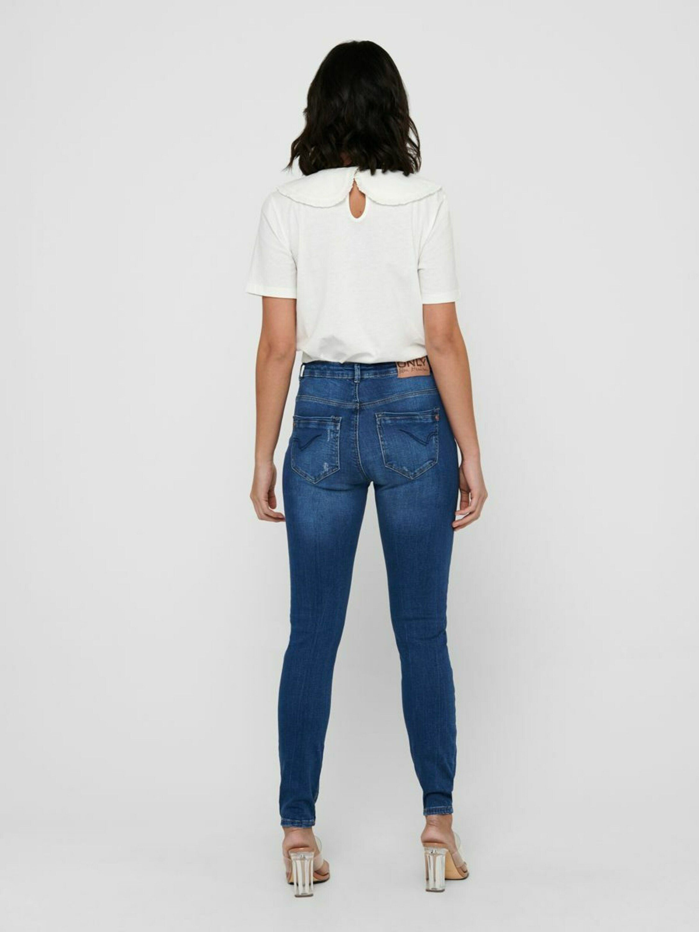 Skinny-fit-Jeans Plain/ohne ONLY (1-tlg) ONLFPAOLA Details