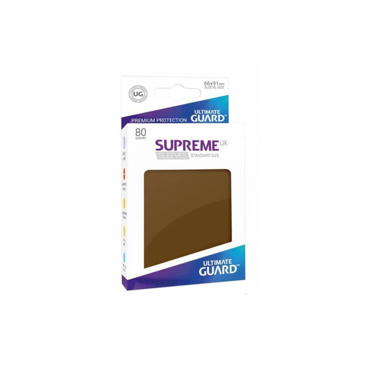 Supreme (80), Standard Sleeves Ultimate Sammelkarte Braun UX Guard