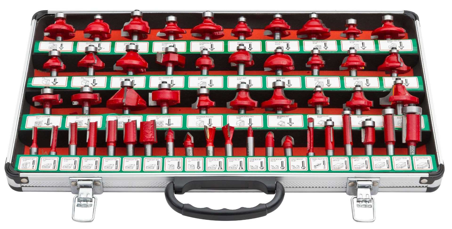 Holzmann Fräser-Set Holzmann Oberfräsersatz OFS50 50-teilig im
