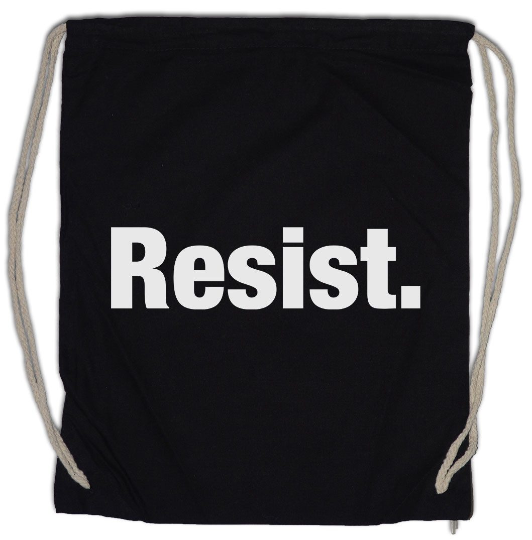 Turnbeutel Resist Turnbeutel Widerstand Bestand Stand Upright Slogan Spruch Motto