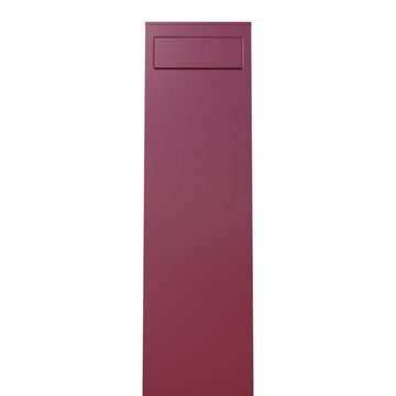Bravios Briefkasten Standbriefkasten Monolith Rot