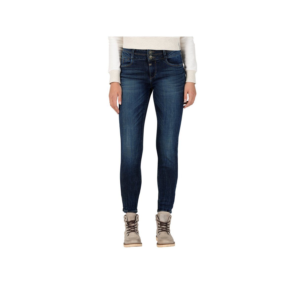 TIMEZONE 5-Pocket-Jeans blau (1-tlg)