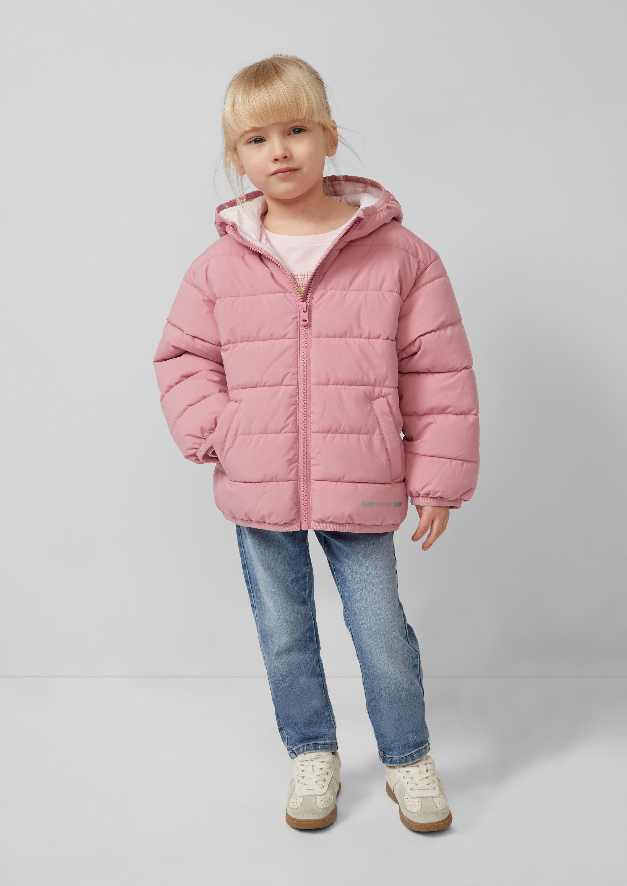 s.Oliver Funktionsjacke Outdoor-Jacke Unisex Steppjacke mit Kapuze in Oversize – Bild 3 von 4