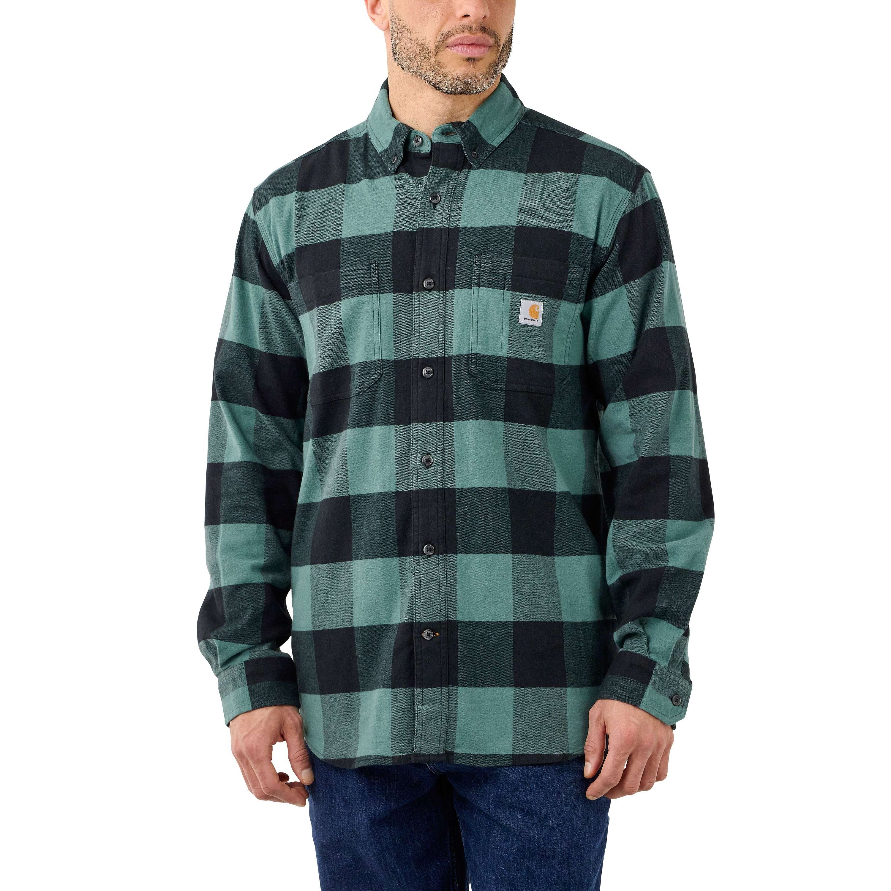 Carhartt Flanellhemd Carhartt MIDWEIGHT FLANNEL L/S PLAID SHIRT 105432 (1-t günstig online kaufen
