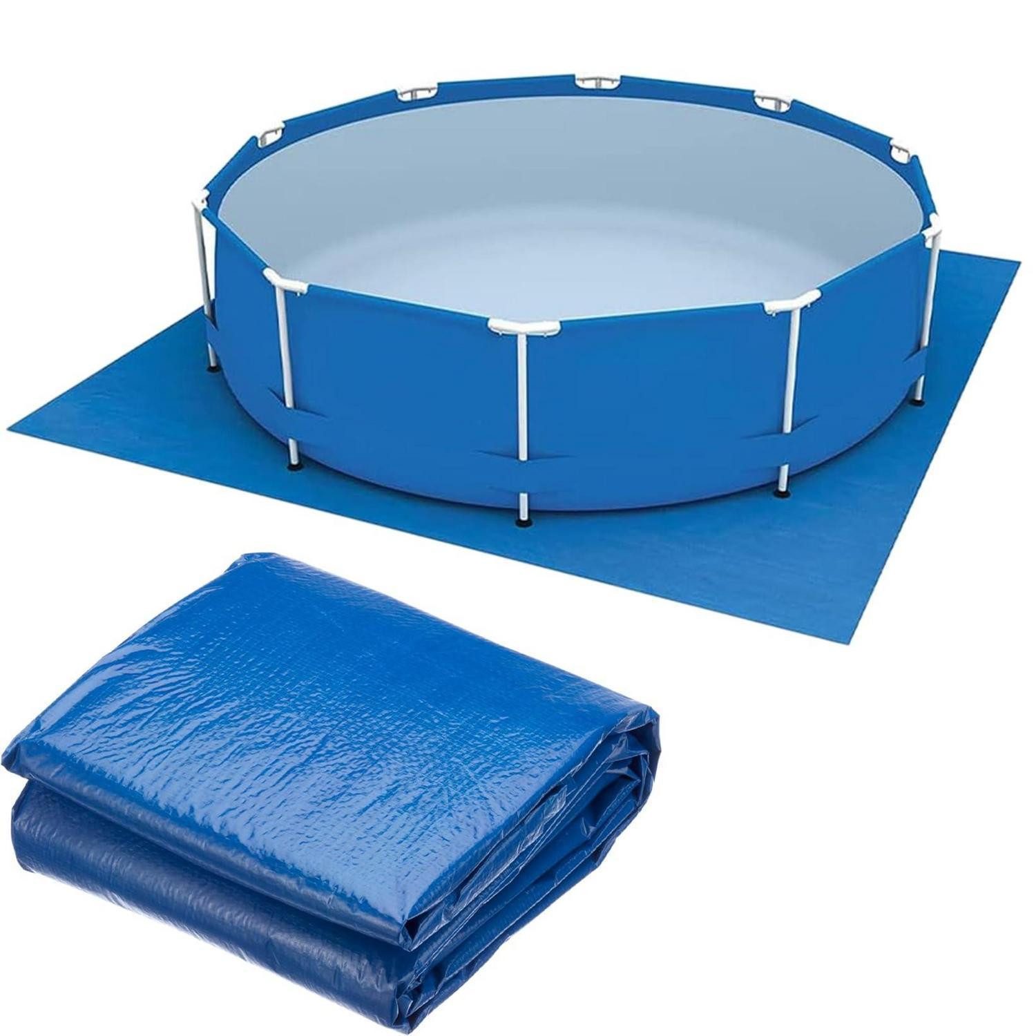 LuxusKollektion Pool-Abdeckplane Poolabdeckung rund 396cm (1-St)