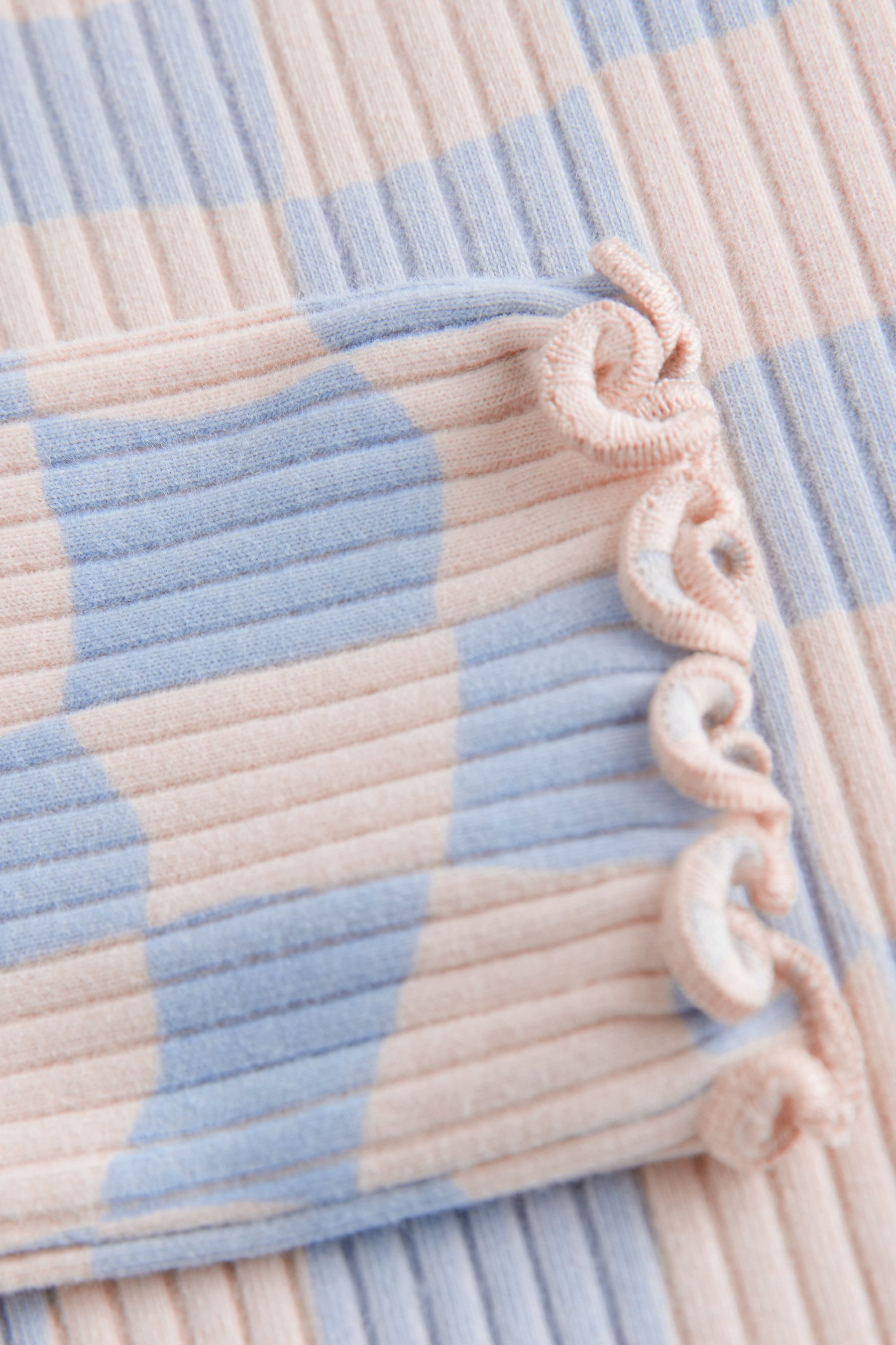 Next Leggings Geripptes Langarm-T-Shirt (1-tlg)