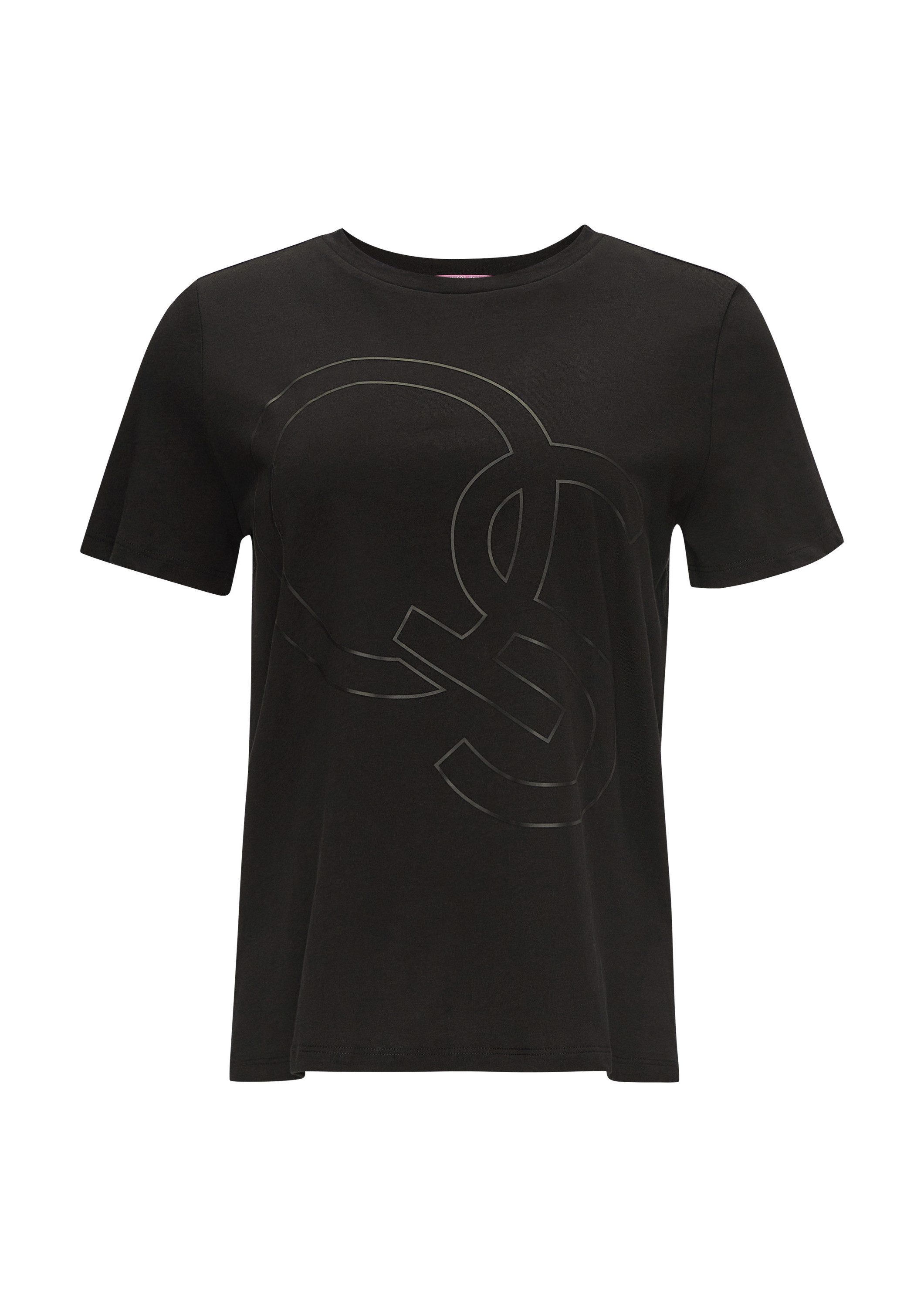 QS Kurzarmshirt T-Shirt T-Shirt aus Jersey mit Frontprint günstig online kaufen