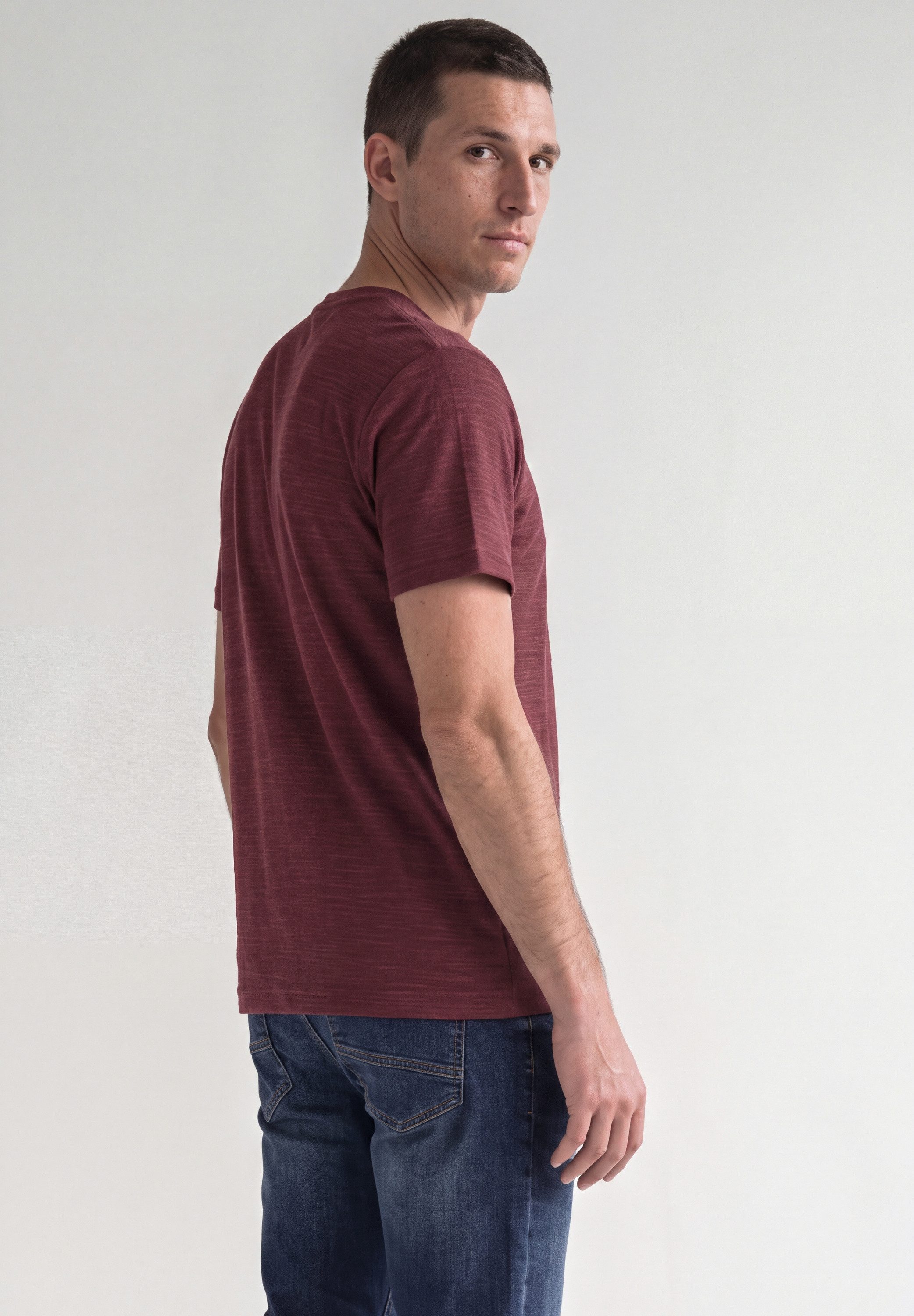 STREET ONE MEN T-Shirt mit Rundhalsausschnitt – Bild 2 von 5