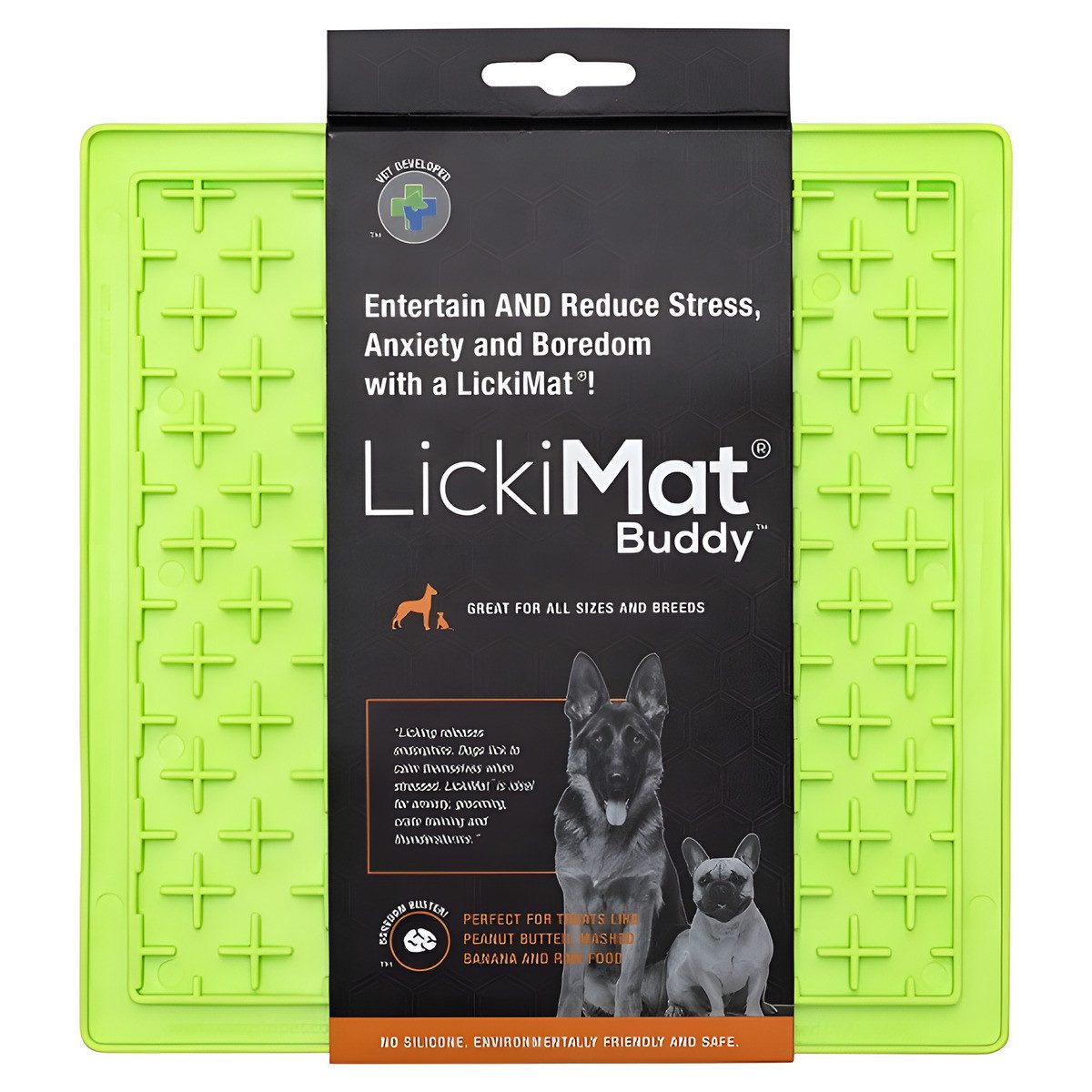 LickiMat Antischlingnapf Classic Buddy green