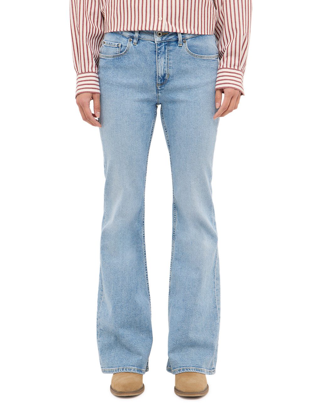 MUSTANG Comfort-fit-Jeans Damen Style Shelby Flared
