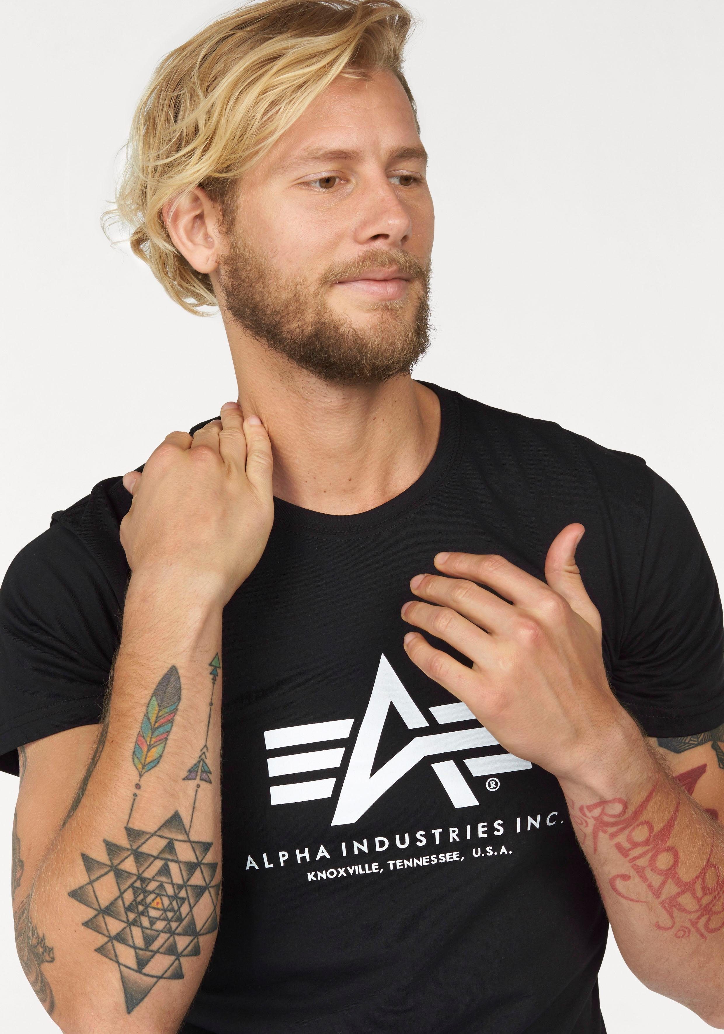 Alpha Industries T-Shirt Basic T-Shirt Baumwolle, regular fit
