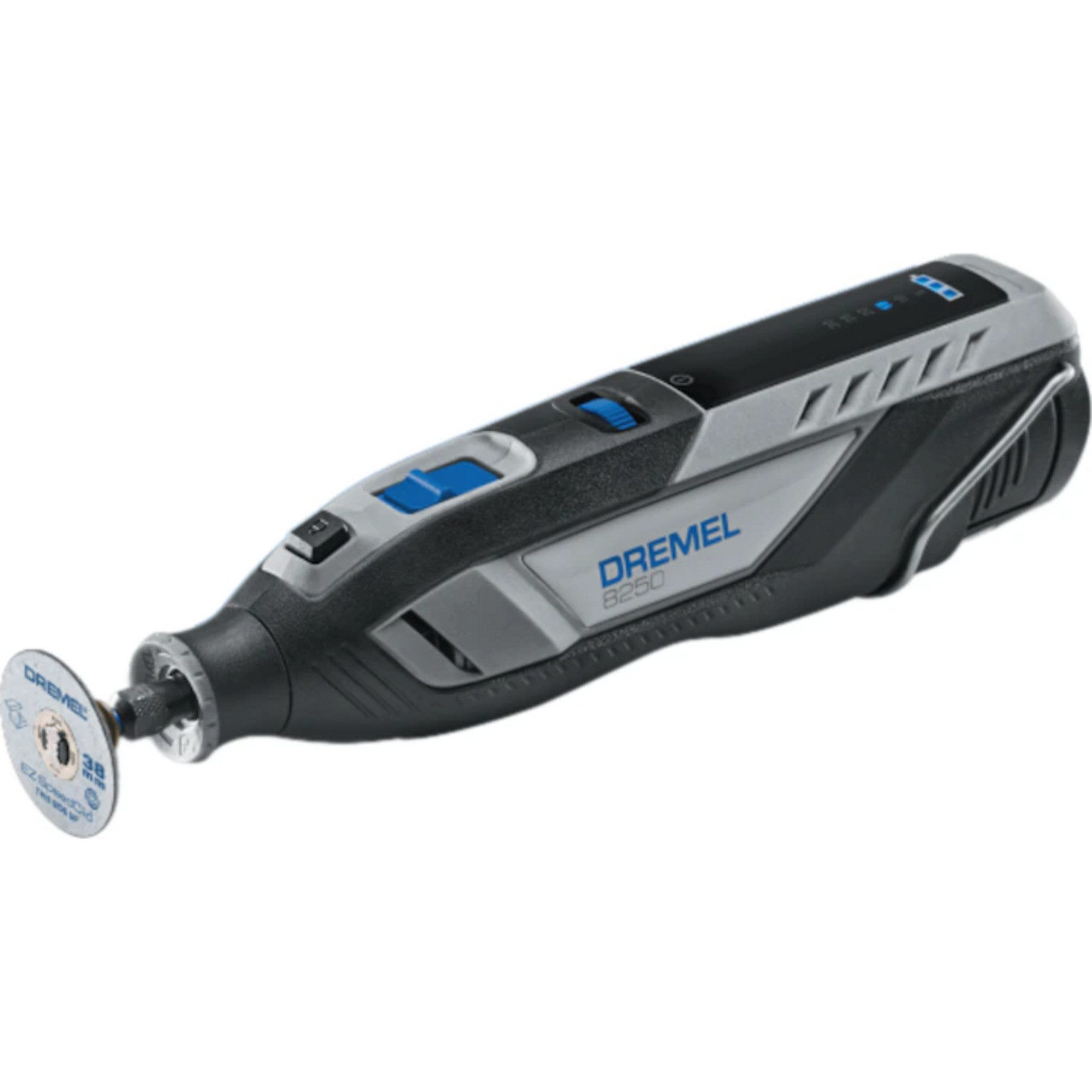 DREMEL Akku-Multifunktionswerkzeug Dremel Akku-Multifunktions-Werkzeug 8250-5/65, Li-Ion-Akku 2Ah, 65-teiliges Zubehör, Dremel Box