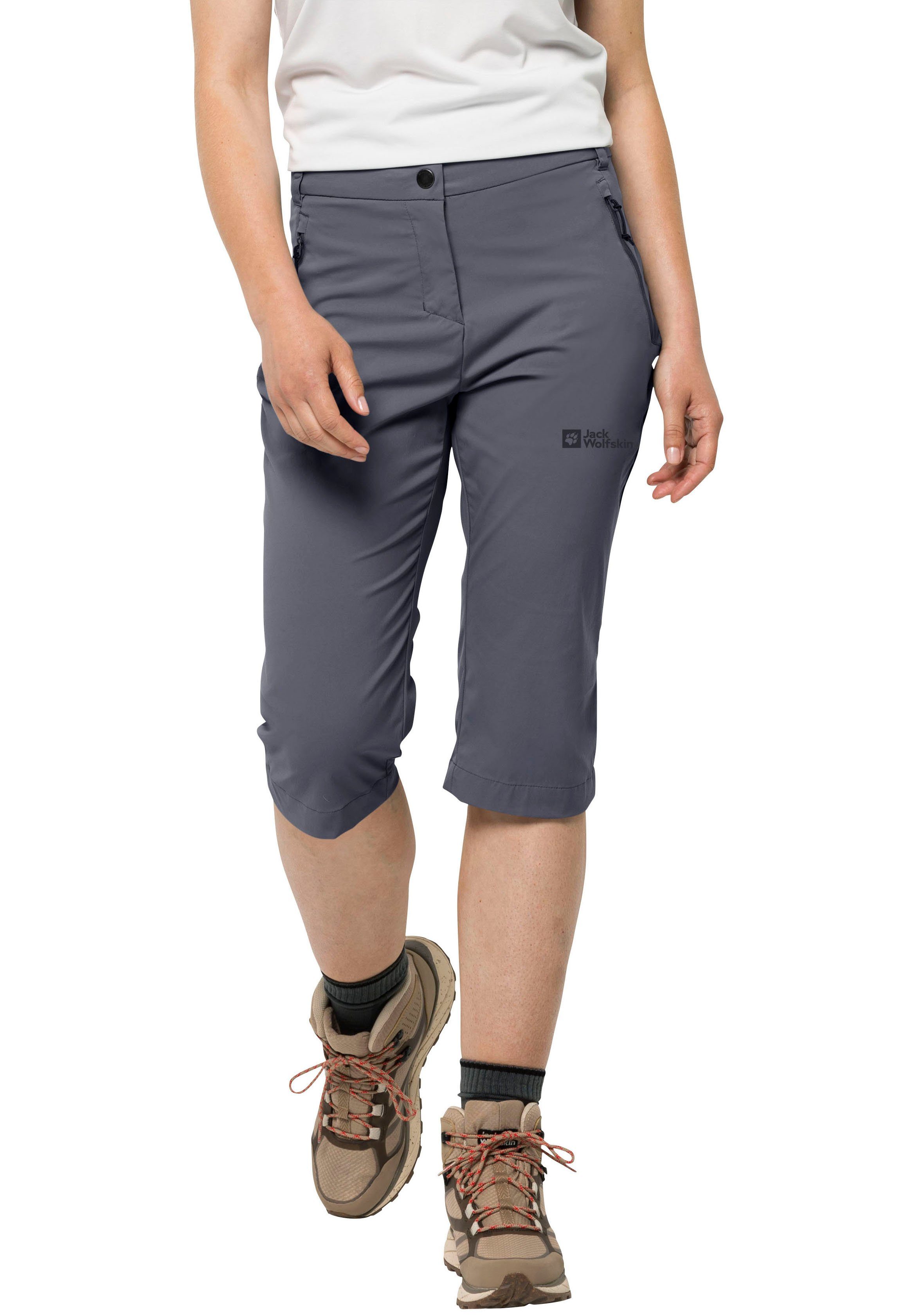 Jack Wolfskin Softshellhose ACTIVATE LIGHT 3/4 PANTS sehr leicht dolphin | Softshellhosen