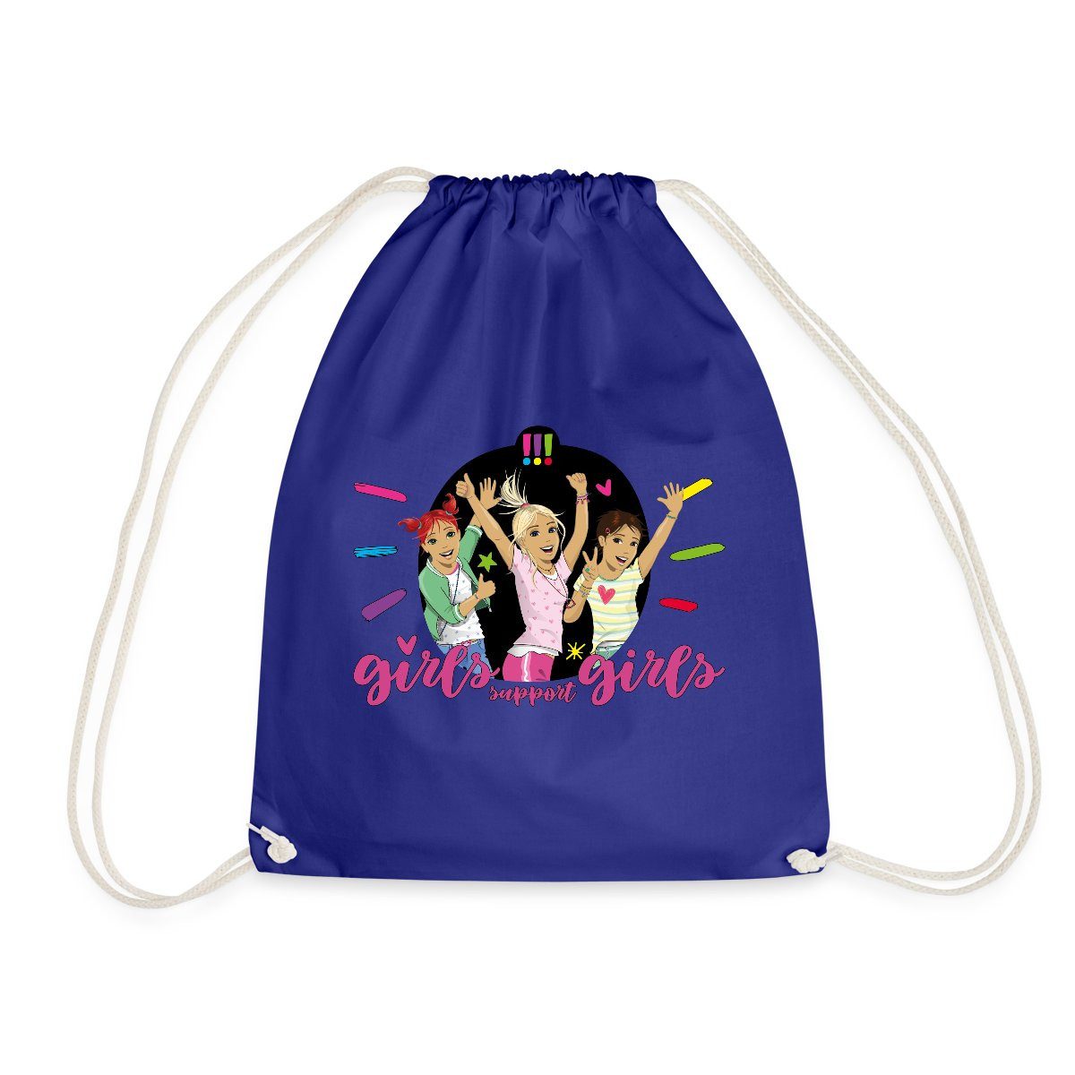 Turnbeutel Die Drei Ausrufezeichen Girls Support Girls Turnbeutel