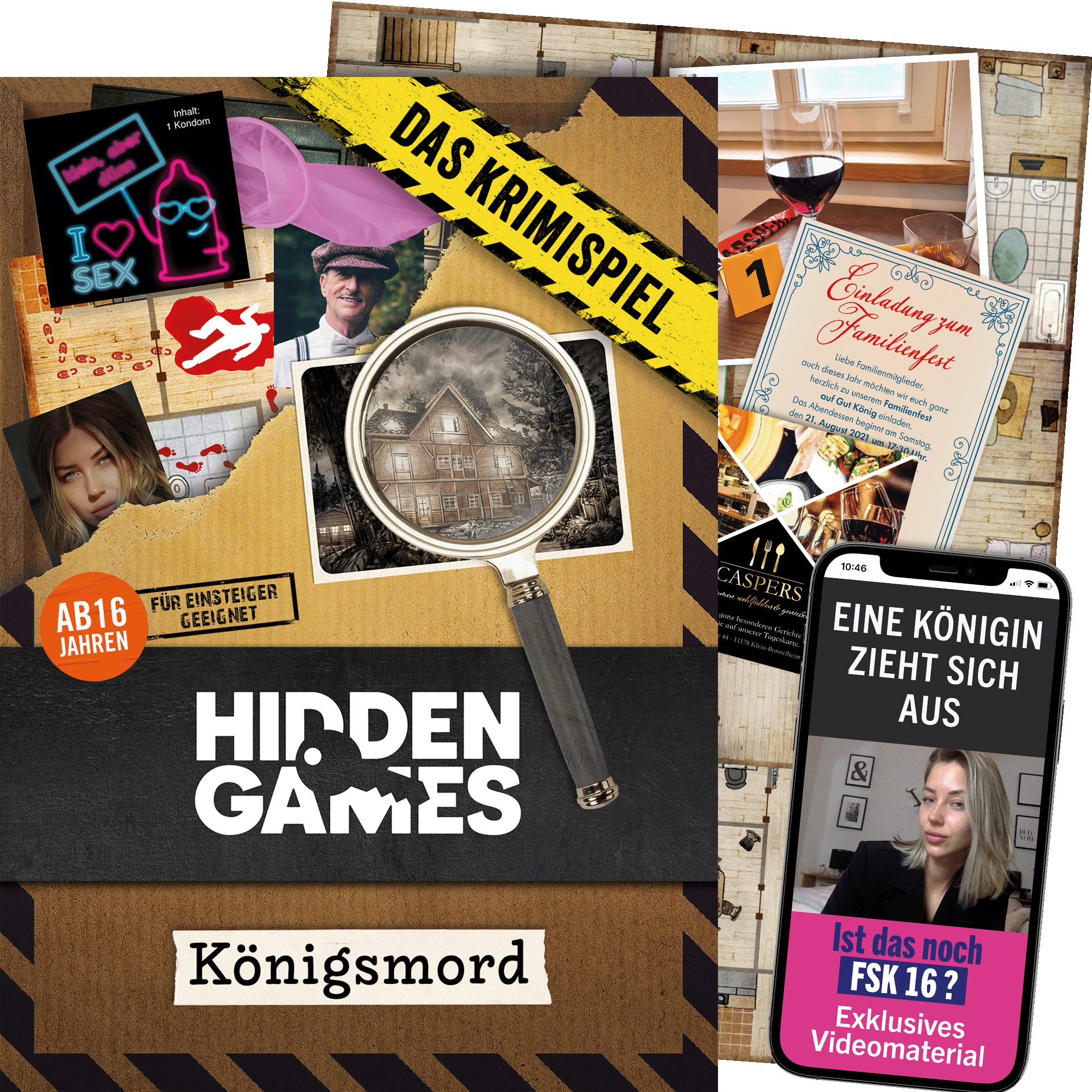 Hidden Games Tatort Spiel Eiskaltes Verbrechen, Der Winterkrimi, Made in Germany