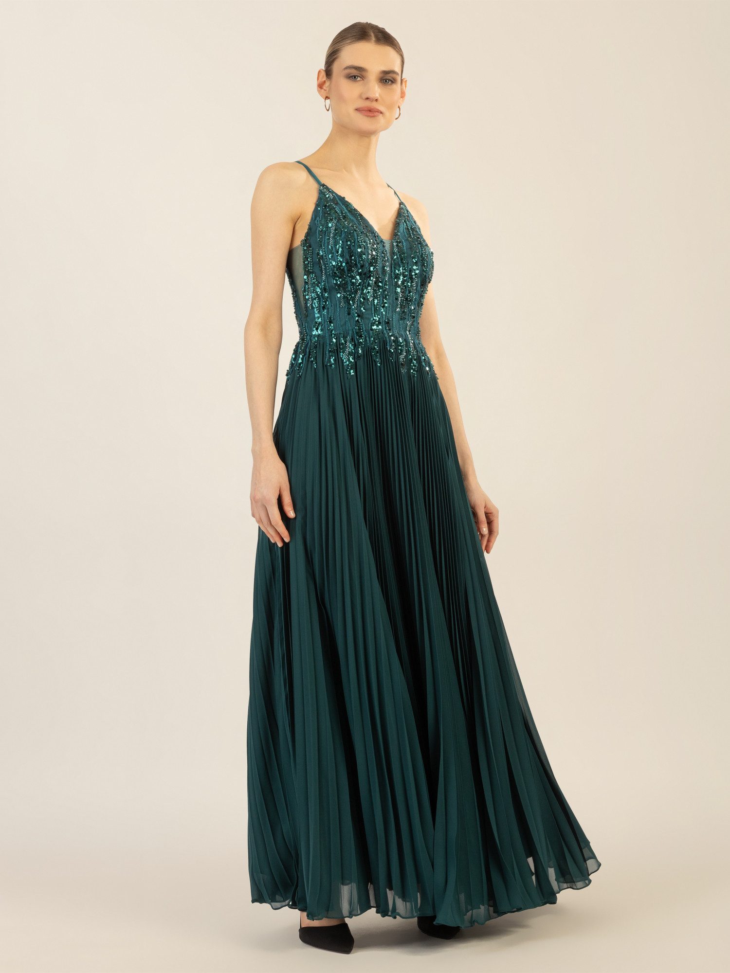 Apart Abendkleid mit Chiffon und aufwendiger günstig online kaufen