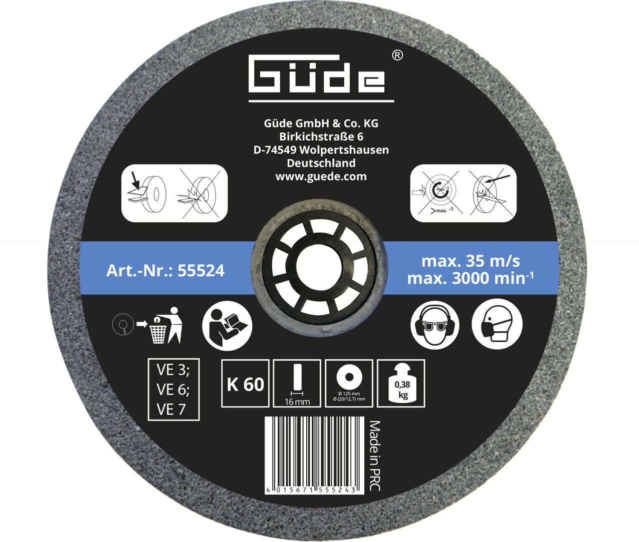 Güde Winkelschleifer Güde Schleifscheibe K 60 günstig online kaufen
