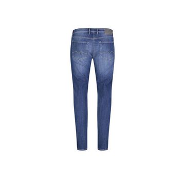 MAC Straight-Jeans blau regular (1-tlg)