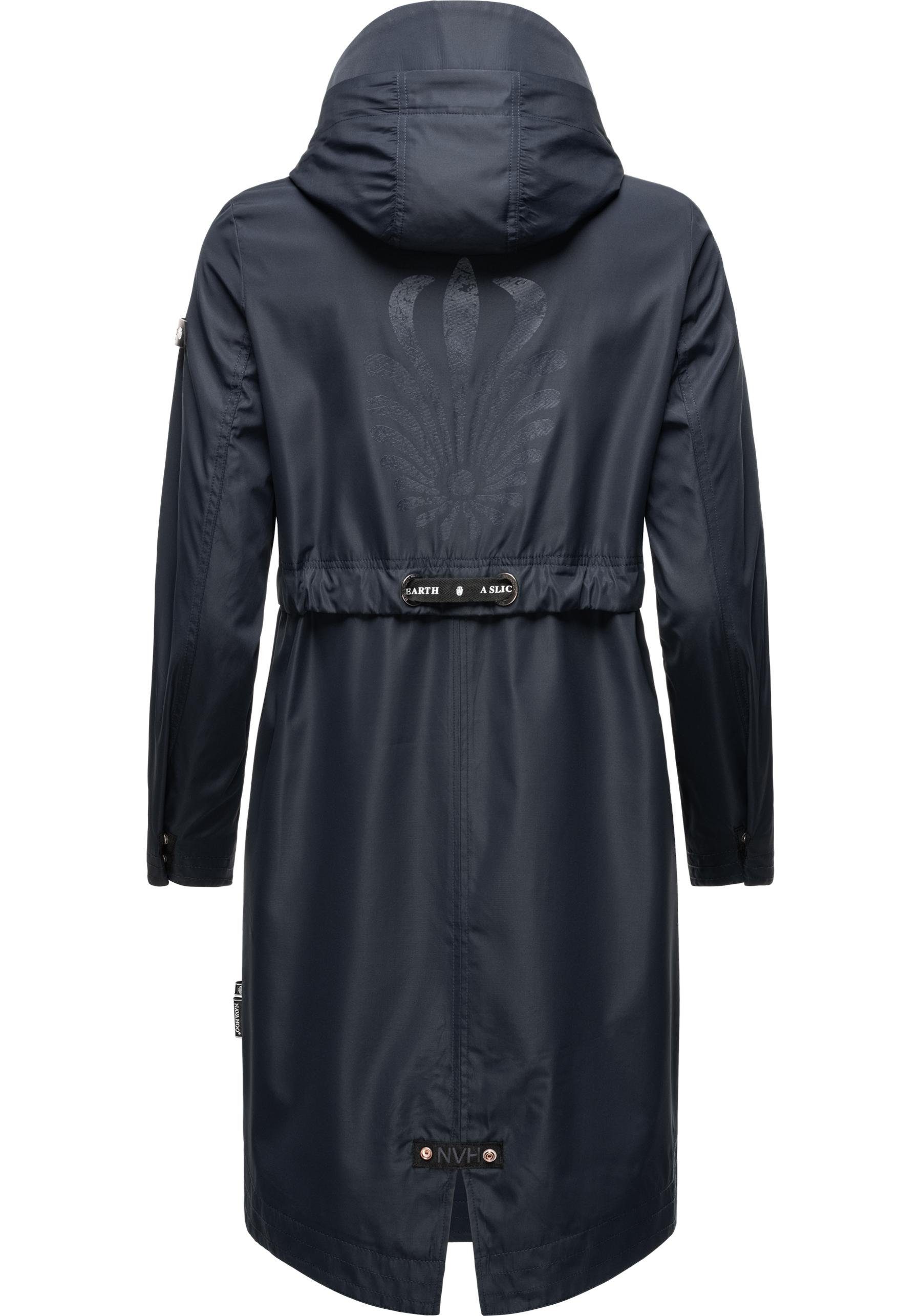 Navahoo Funktionsparka Josinaa stylische Übergangs Outdoorjacke mit Kapuze