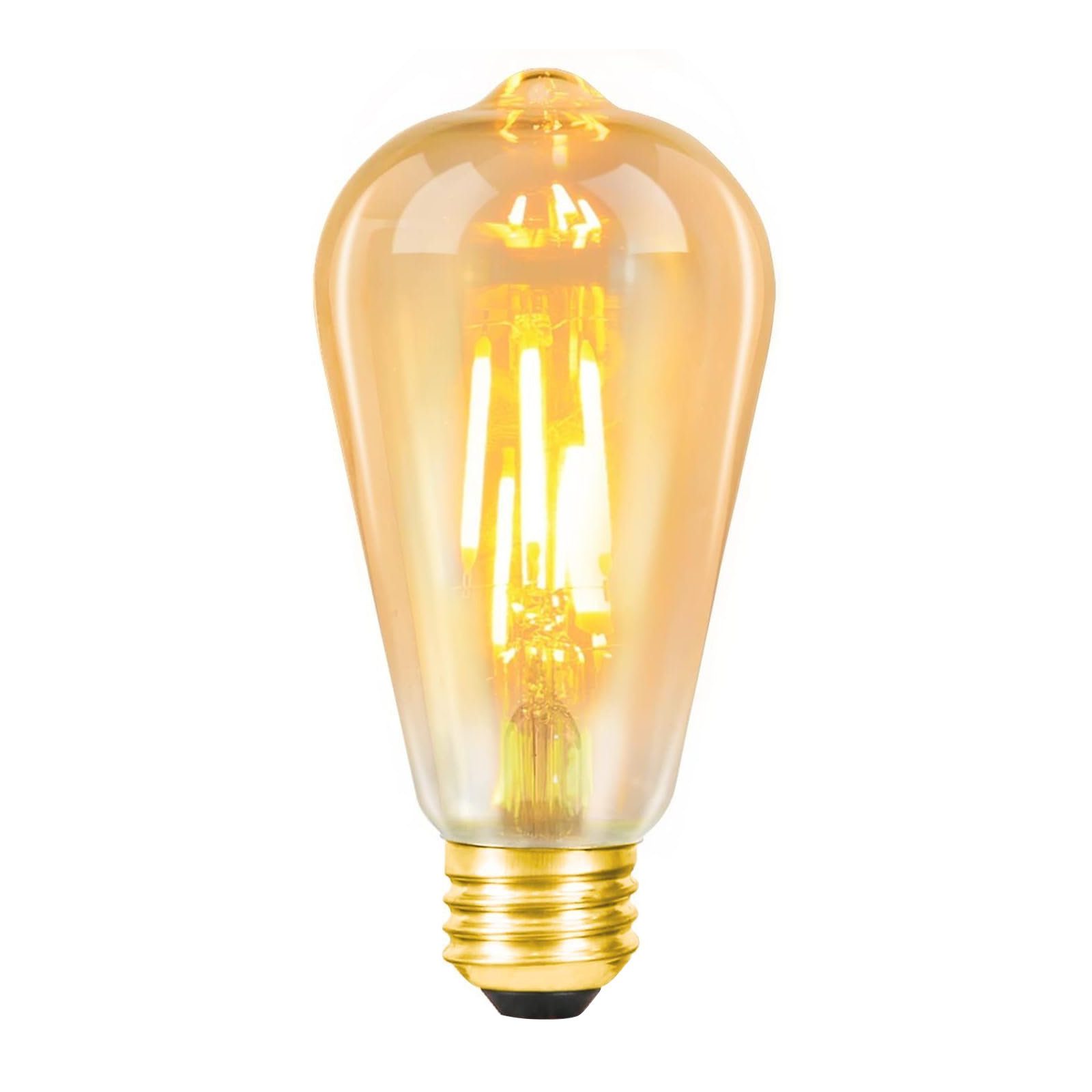 ZMH LED-Leuchtmittel LED Edison Glühbirne Vintage Glühlampe Dekorativ ST64 günstig online kaufen
