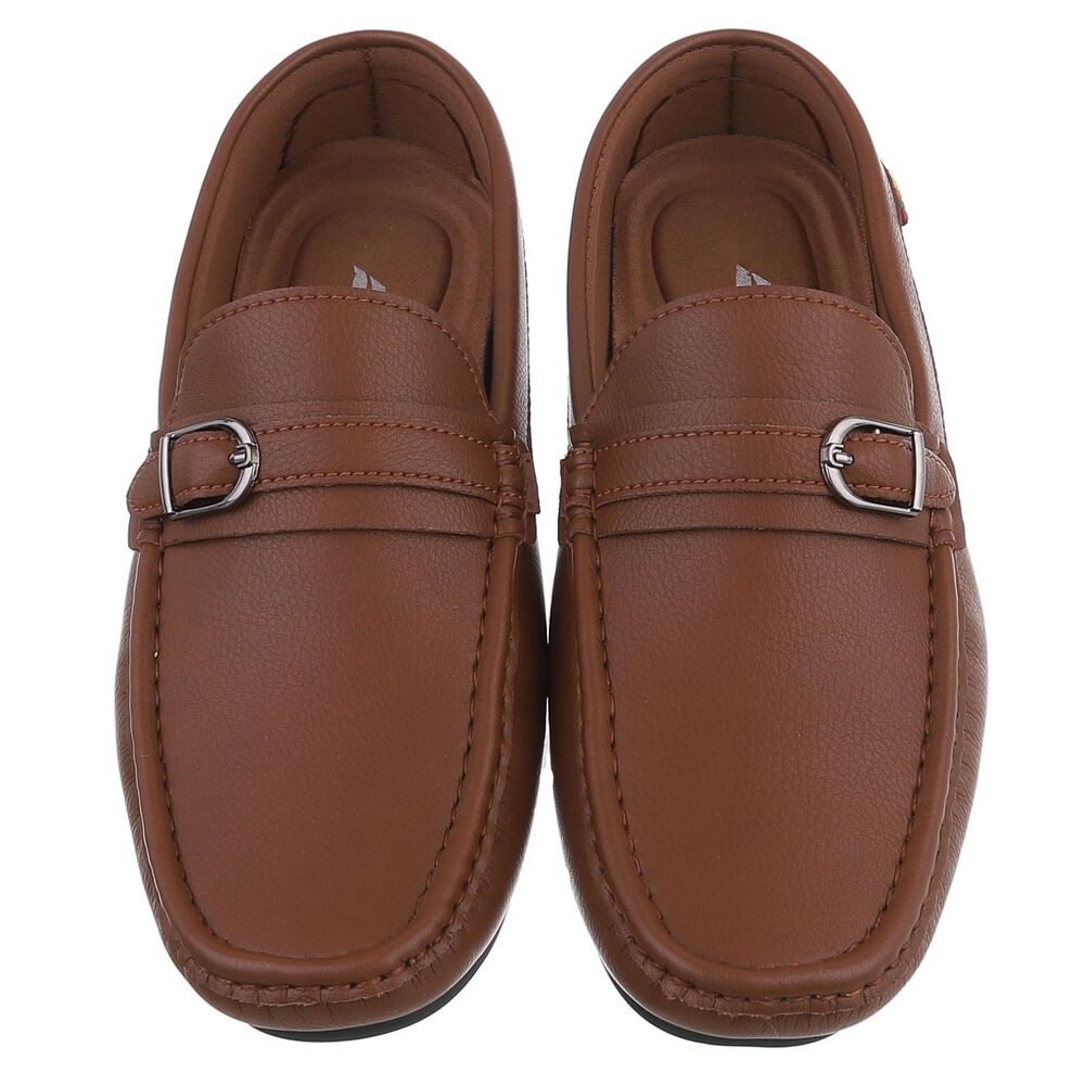 Coolwalk Herren Mokassin Slip-On mit profilierter Sohle Slipper (91563745) Flach Slipper in Camel – Bild 4 von 5