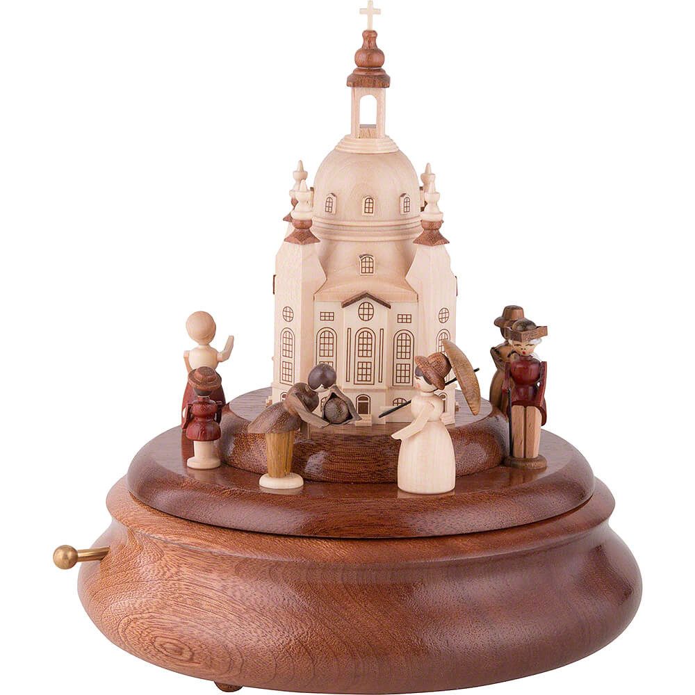 Müller Kleinkunst GmbH Seiffen Dekofigur Elektronische Spieldose - Historische Figuren an der Frauenkirche (21c